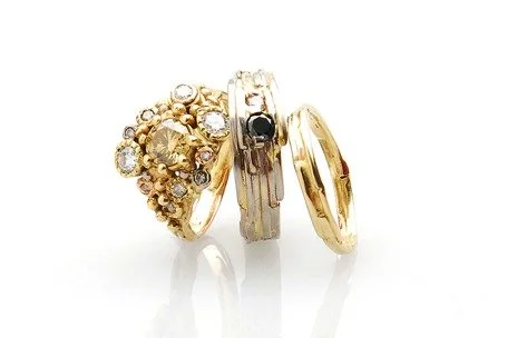 Mathew von Sturmer’s commissioned Jewellery piece, diamonds and solid 24 karat gold.