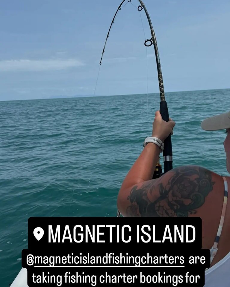 We are back operating after the big whirly twirly and looking at bending rods again for our fishos around Magnetic Island and beyond. Book in a charter for a great experience. #magneticislandfishingcharters #thisismagneticisland #townsvilleshines #th