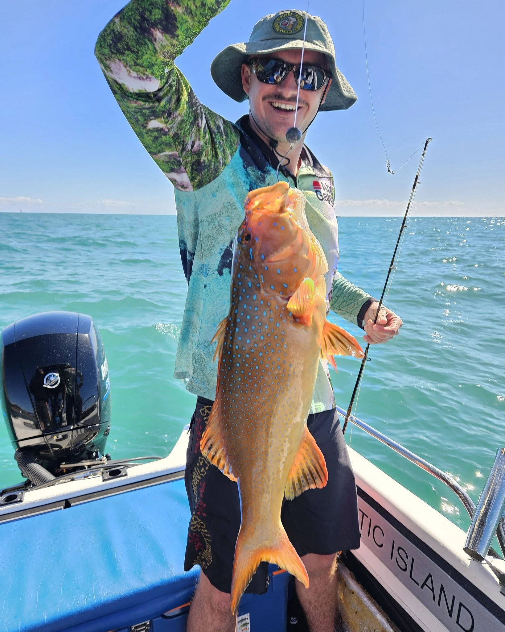 The boys caught a few fish with one big Coral Trout the catch of the day. #magneticislandfishingcharters #fishingcharters #GreatBarrierReef #reeffishing #reeffish #reef #coraltrout #pennfishing #penn #thisismagneticisland #townsvilleshines #thisisque