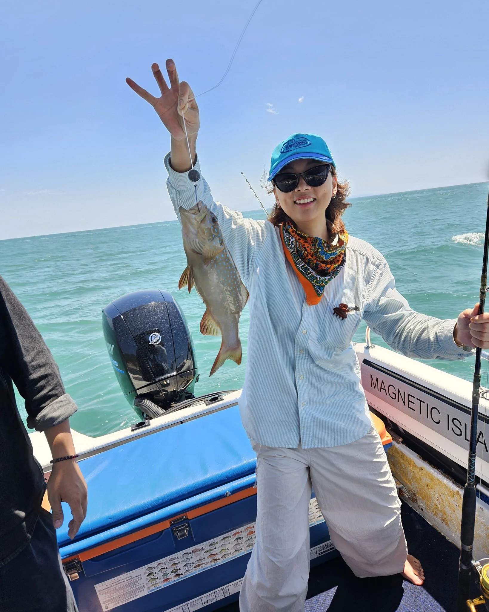 Catching and releasing fish day today with a few Coral Trout and many Cod including this big one. #magneticislandfishingcharters #thisismagneticisland #townsvilleshines #thisisqueensland
