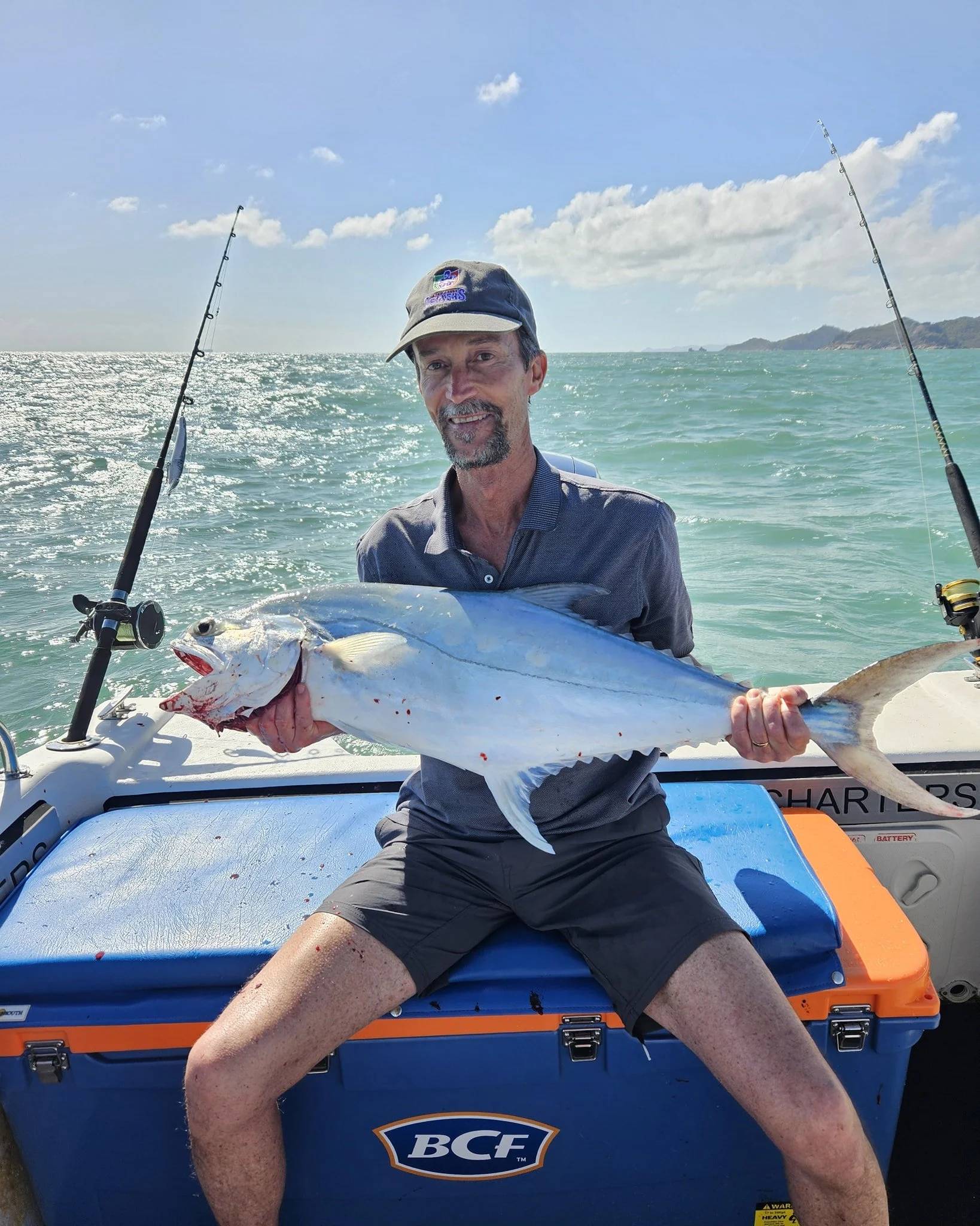 Tom from Perth WA landed his very first Queen Fish that put on a show. Quick photo and then released successfully. #magneticislandfishingcharters #fishingcharters #thisismagneticisland #townsvilleshines #thisisqueensland