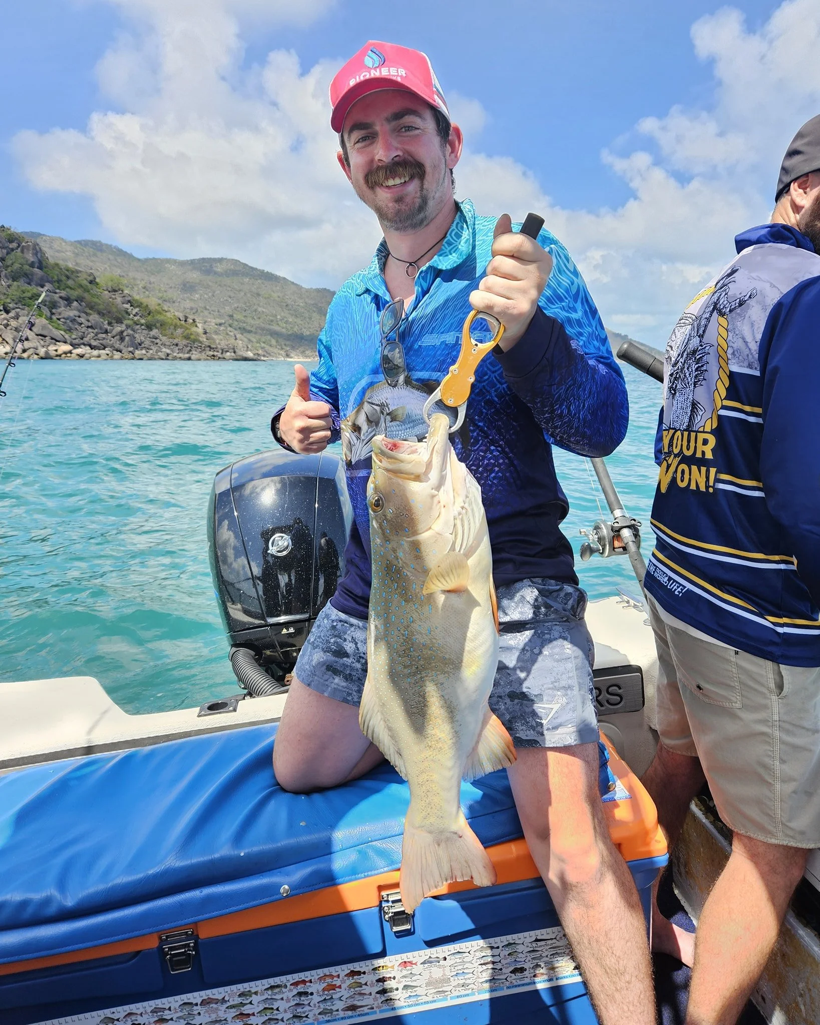 Today's charter we landed several tropical fish and some school mackerel but none better than these Coral Trout around Magnetic Island. Get on board and have some fun hooking fish and see the paradise island from the water. #magneticislandfishingchar