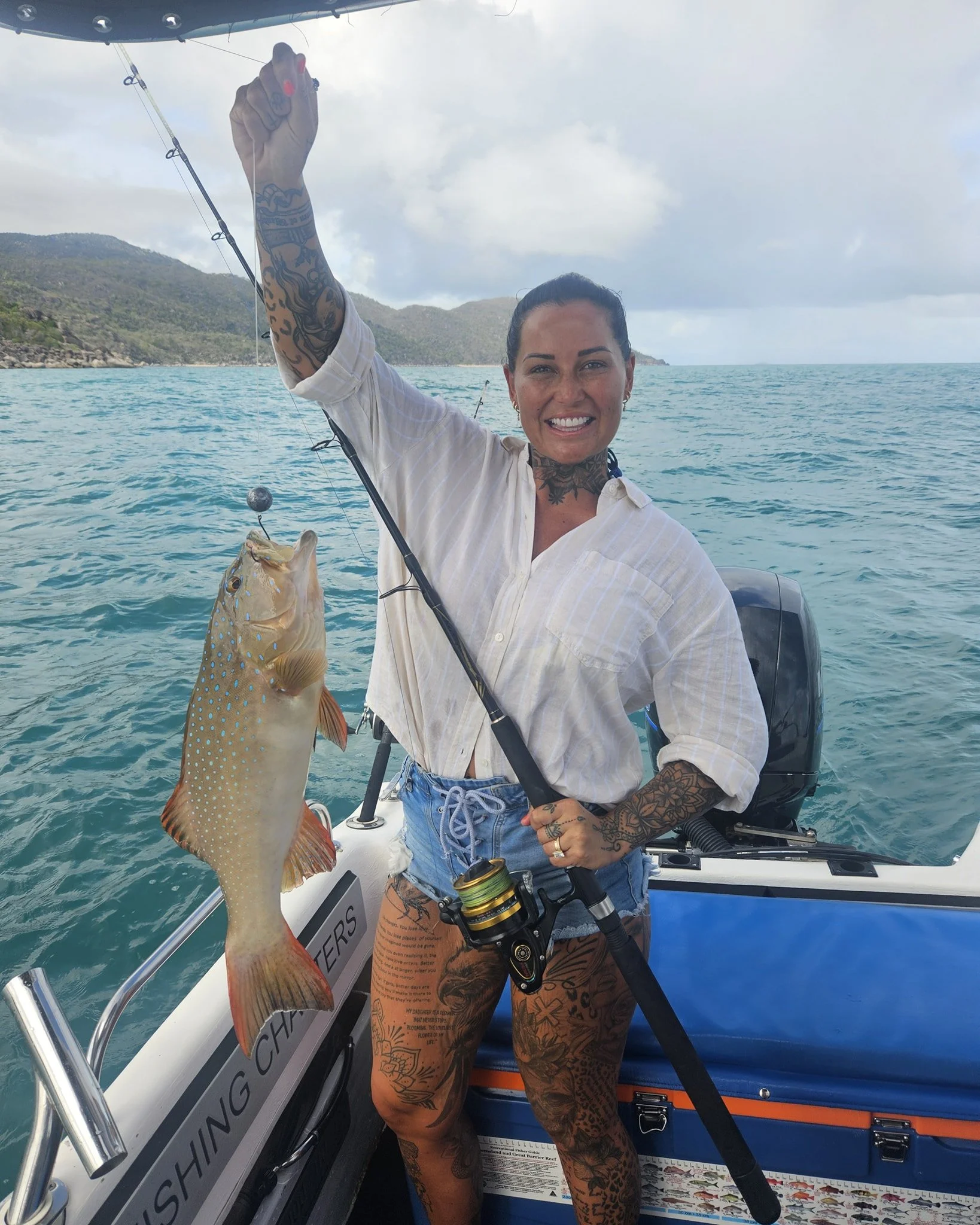 We have been catching a few Coral Trout around Magnetic Island which is awesome. Some nice sizes as well. Book in a fishing charter for half day inshore or full day offshore fishing charter. #magneticislandfishingcharters #fishingcharters #GreatBarri