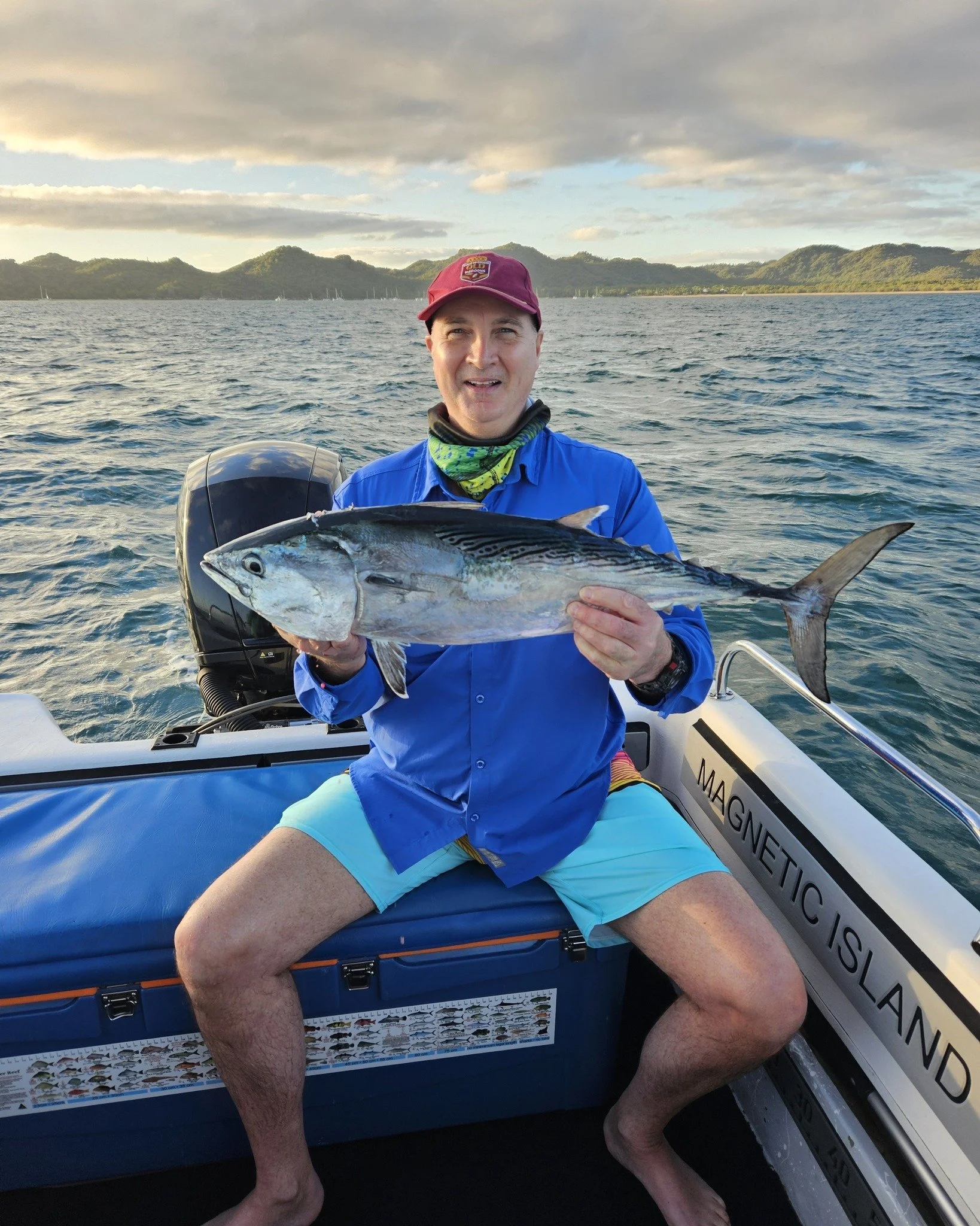 Another great day out around Magnetic Island. A few tuna, mackerel and some reef fish caught. Humpback Whales viewing from a distance and plenty of Turtles around Magnetic Island. #magneticislandfishingcharters #lowrance #uglystick #halco #pelagicwor