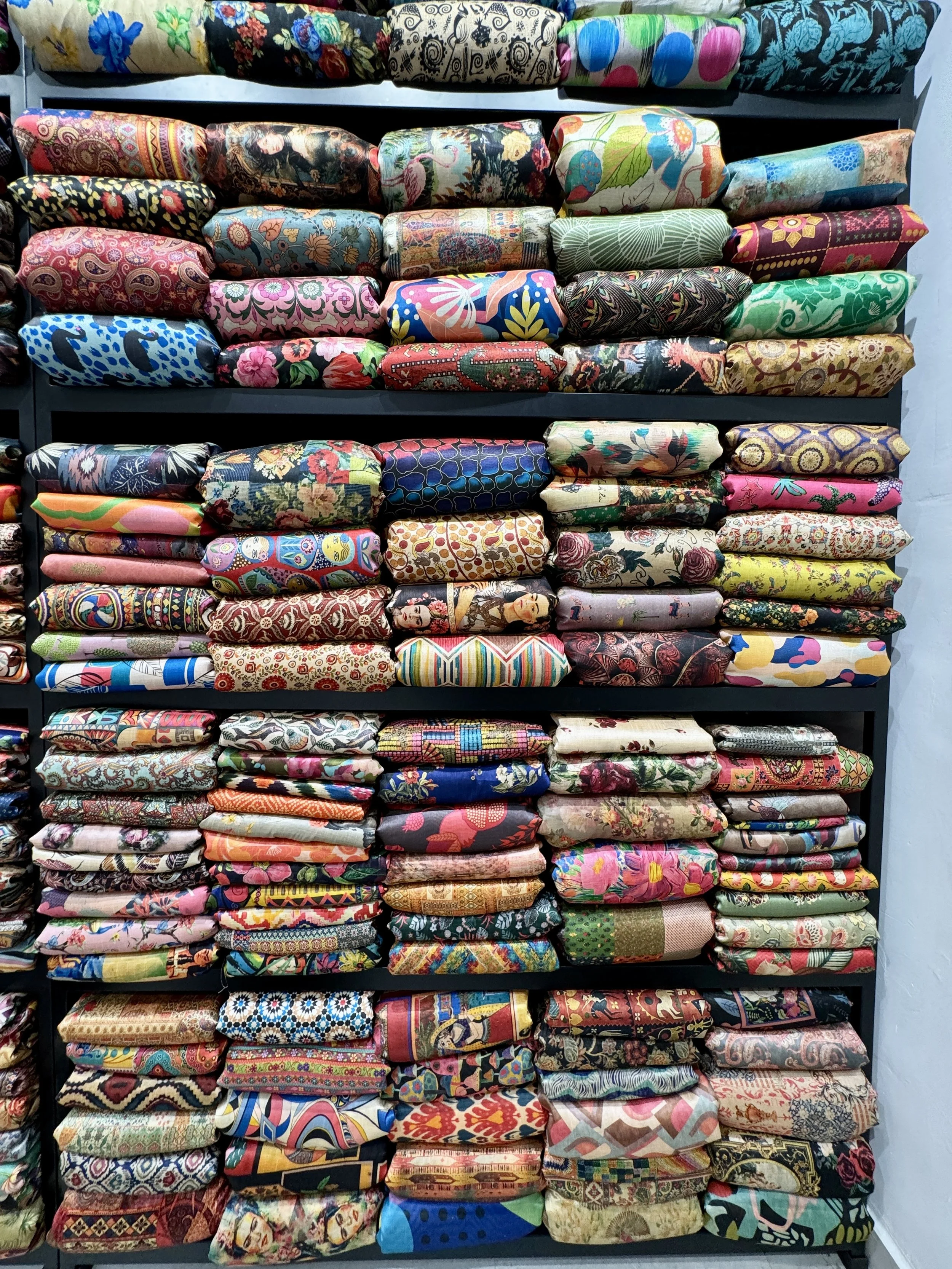 Poly Silk Print Fabrics