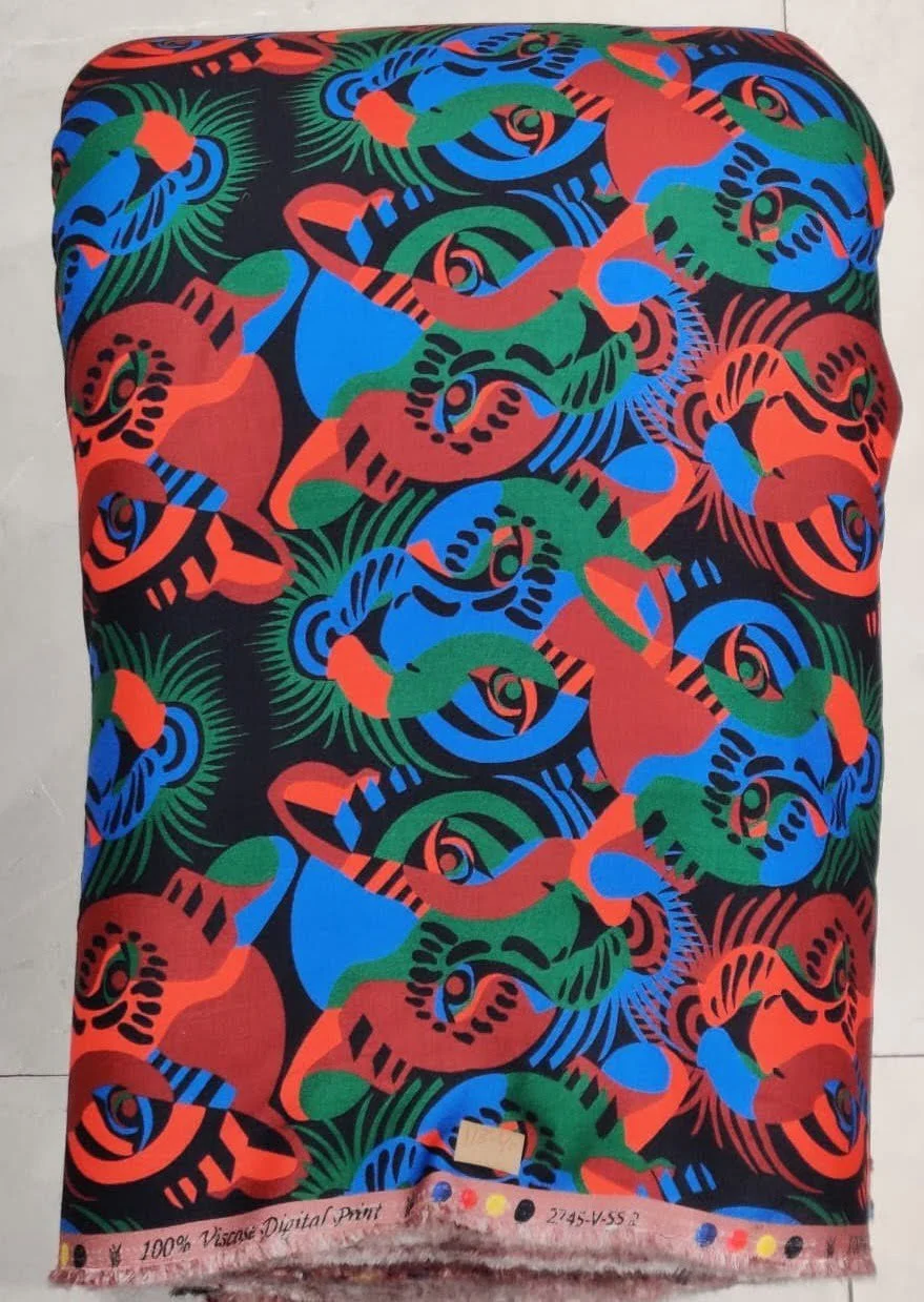 Rich chocolate-brown and vibrant tangerine-orange canvas highlighting an abstract organic pattern featuring sweeping fluid brushstrokes, bold contrasting panels, and intricate abstract motifs.