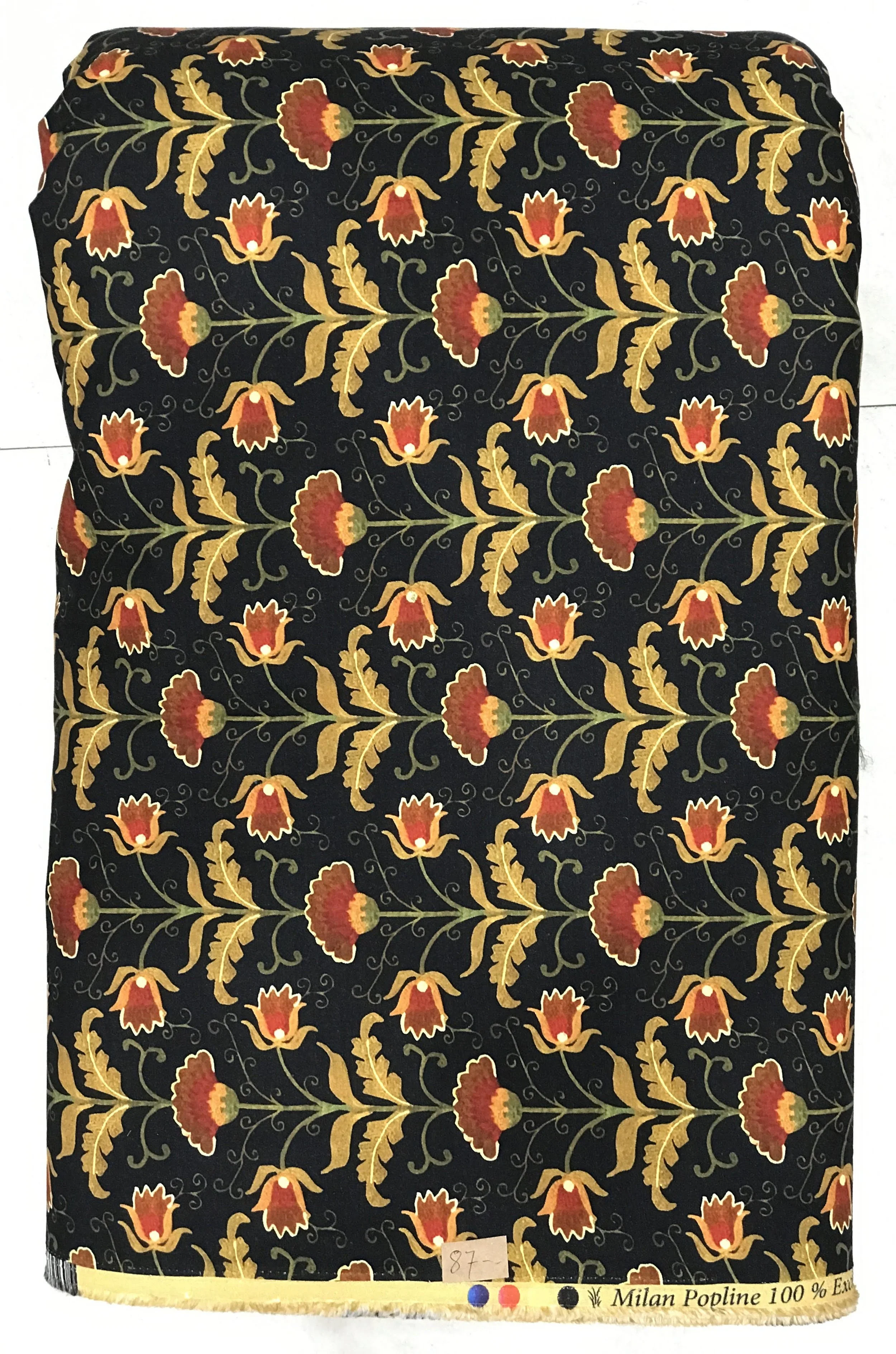 Textured cream and soft beige background featuring an intricate, vintage folk-art pattern with detailed floral and geometric motifs.
