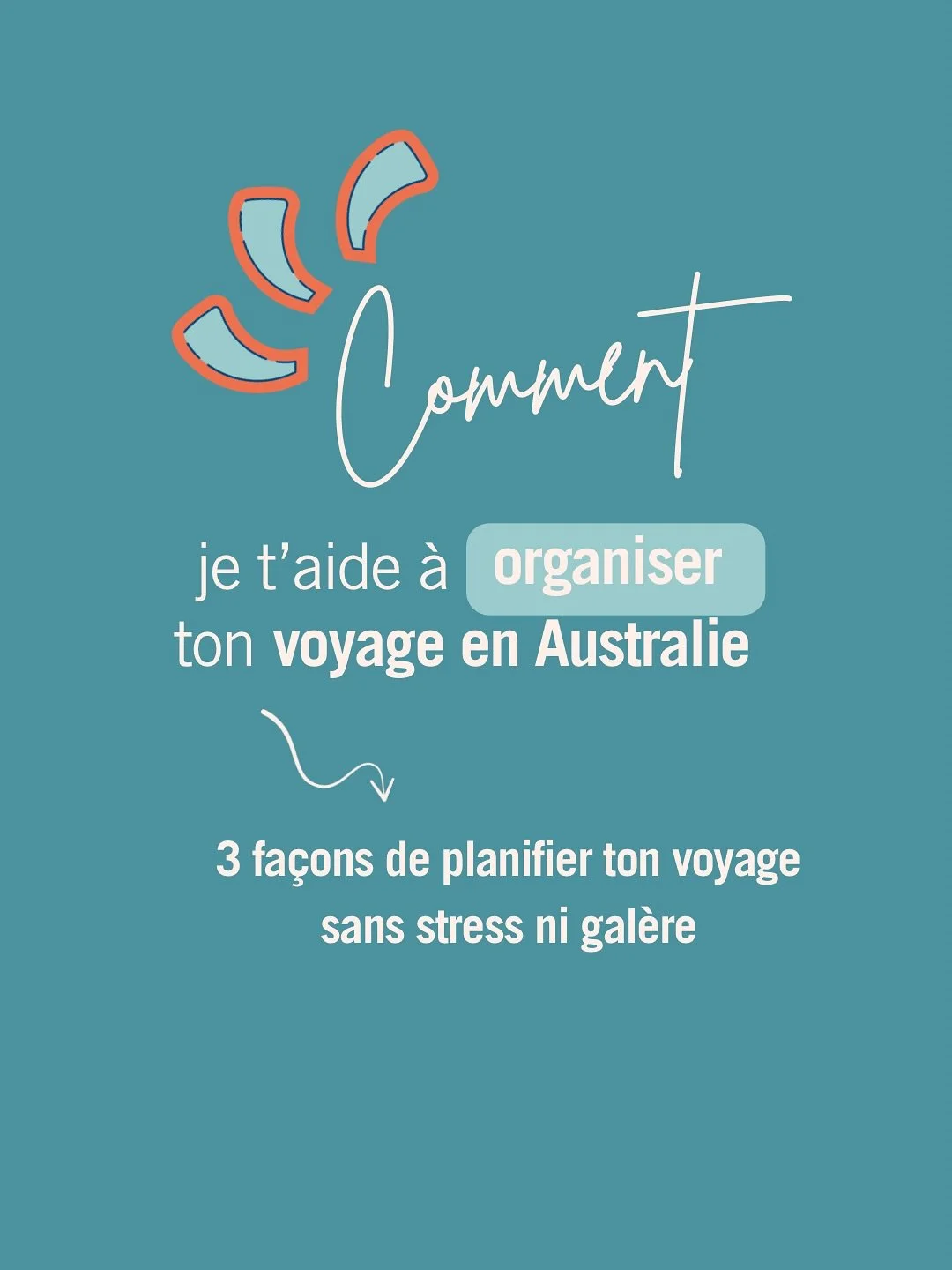 Petite mise à jour & simplification de mes offres pour t’aider à planifier enfin le voyage de tes rêves en Australie ✨
Si tu as des questions, n’hésite pas à me contacter en DM, on peut discuter de t
