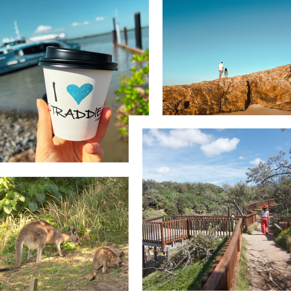 Straddie avec des enfants