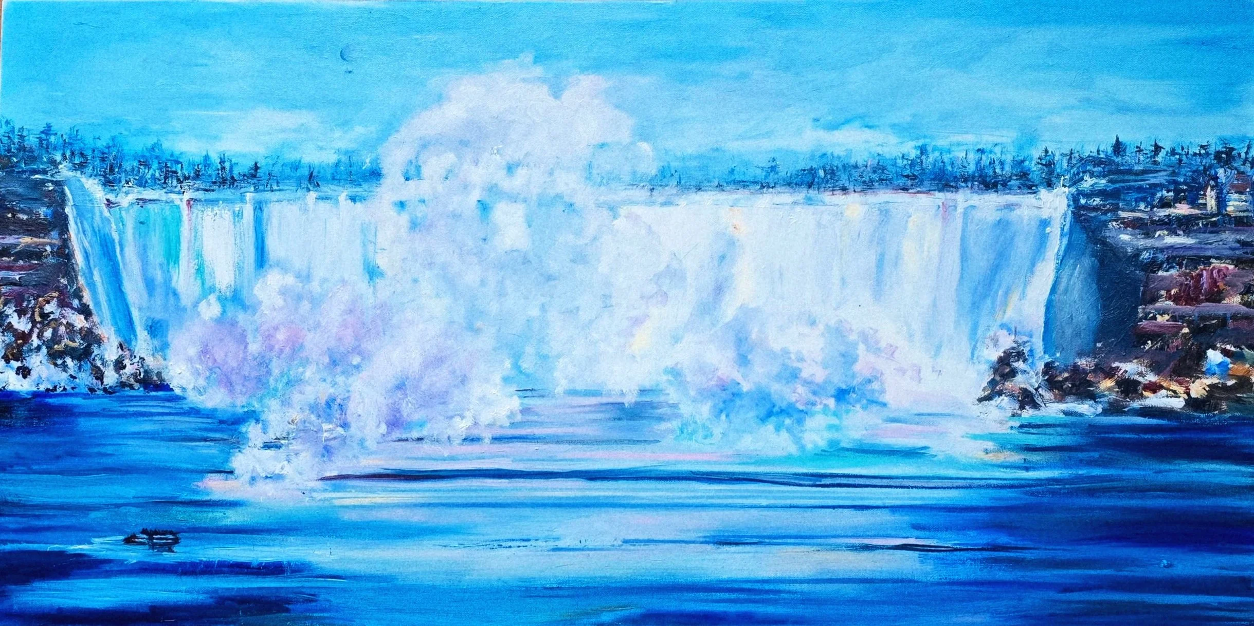 Niagara, dans des tourbillons de bleus