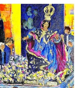 A Madonuccia   protectrice et  ferveur de l'assemblée de fidèles