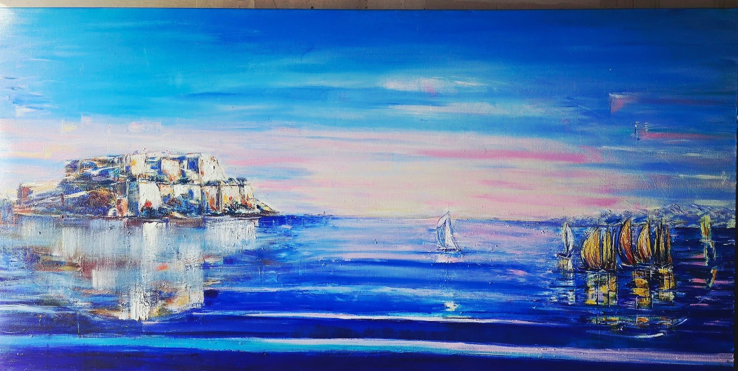 Papillons volants, lac des Signes sur la baie de Calvi