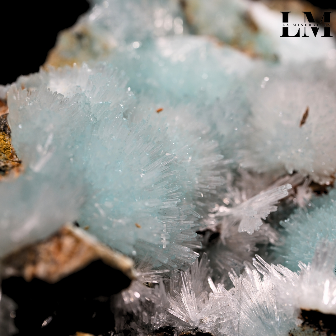 Acicular Blue Aragonite (Yunnan, China) - 2310ABA-YC-2 — La Mineralien