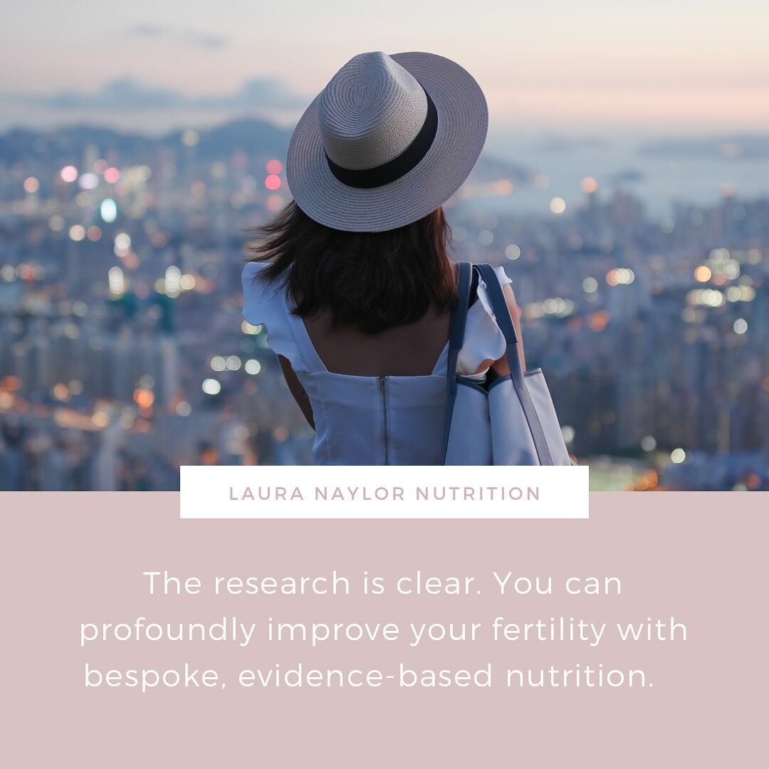 ⬆️ What she said. 

👩🏻&zwj;🎓 You can&rsquo;t argue with top quality research. Not when it consistently shows that what, how and why we eat has such a profound impact on our reproductive health. 

🤷🏻&zwj;♀️ But where do you start when it comes to