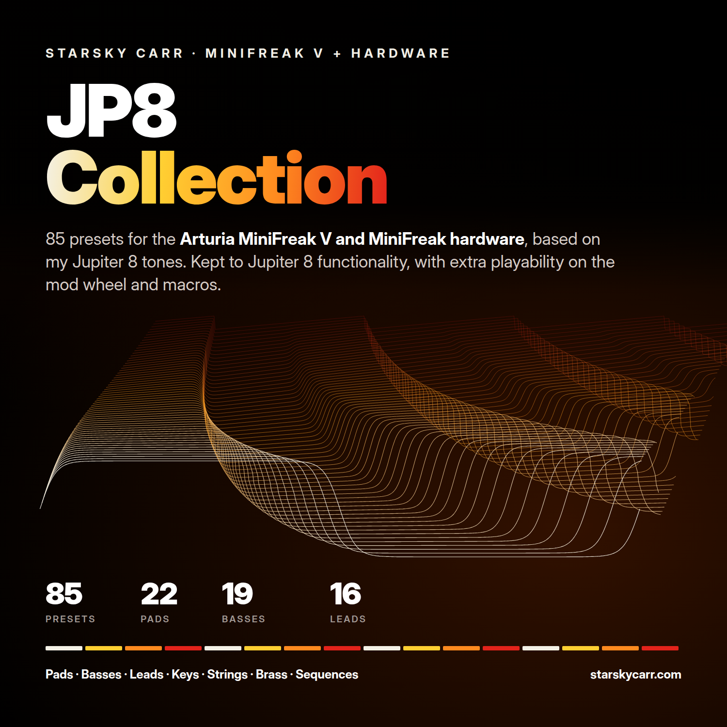 Minifreak Jupiter8 Collection — 85 Jupiter 8 Presets for MiniFreak V & Hardware