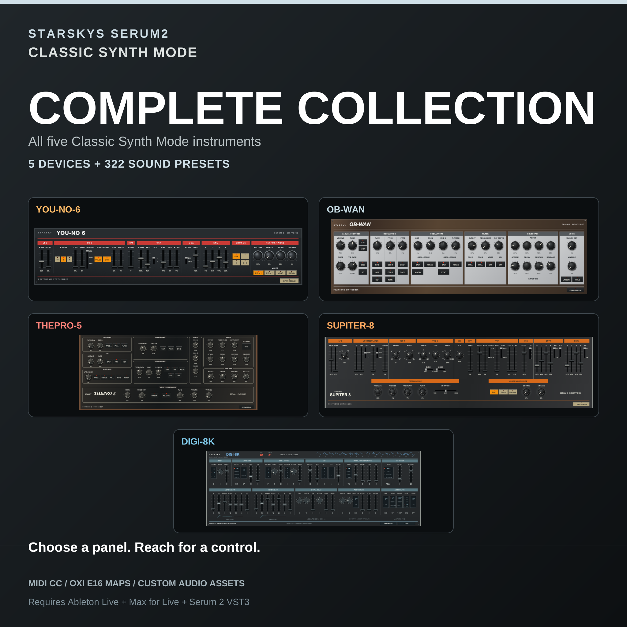 Serum2 M4L Classic Synth Mode — Complete Collection