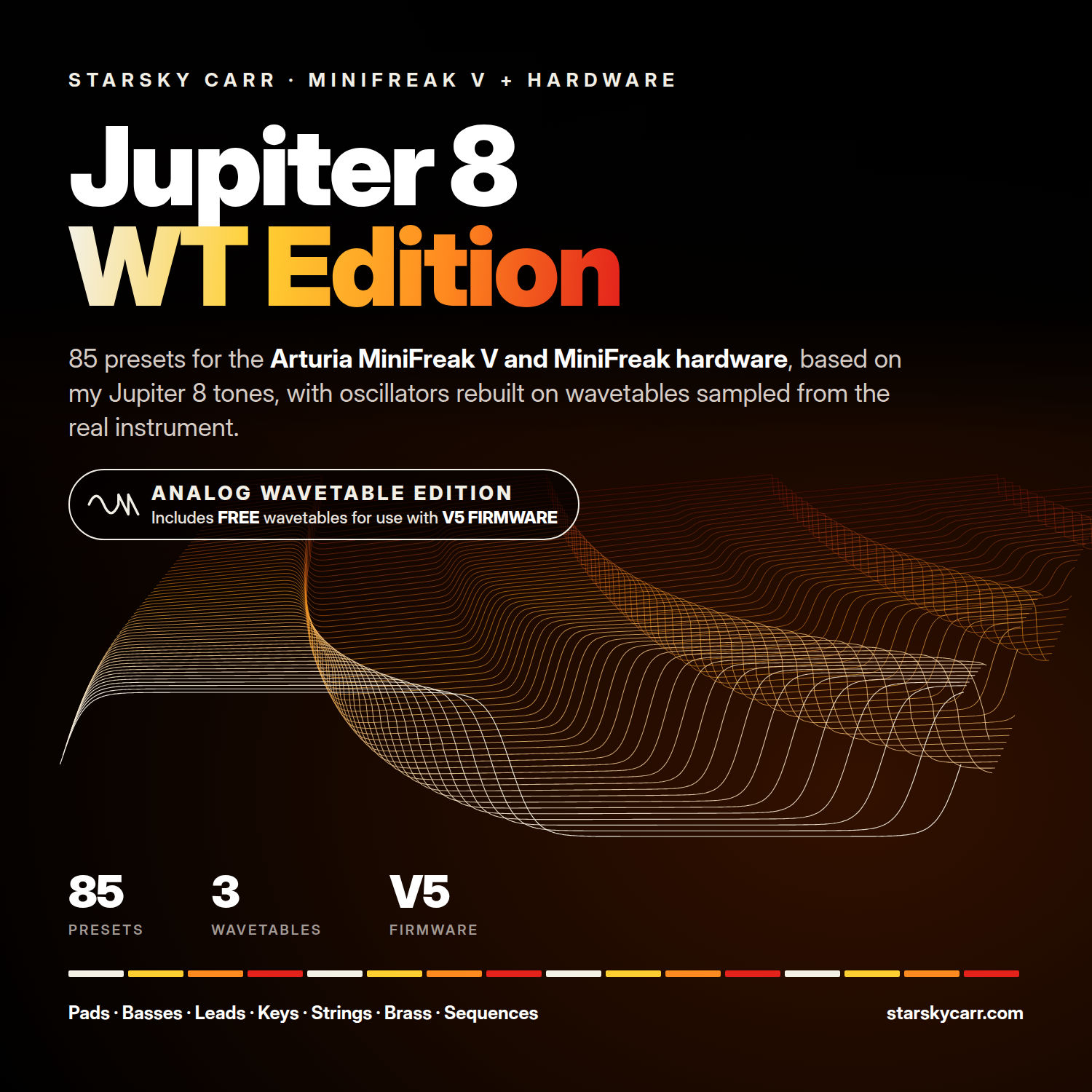 Minifreak Jupiter8 Collection - 85 Jupiter 8 Presets for MiniFreak V & Hardware