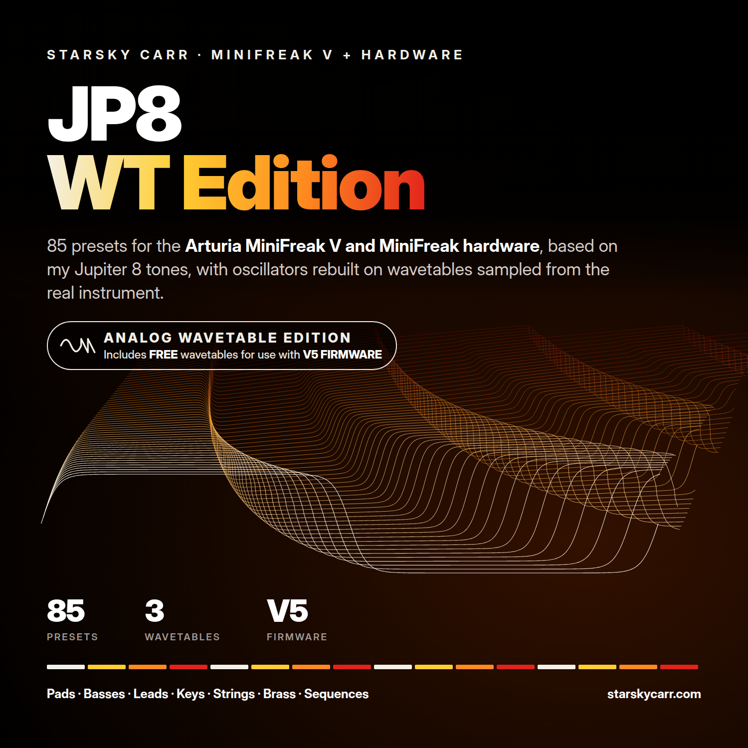 Minifreak Jupiter8 Collection — 85 Jupiter 8 Presets for MiniFreak V & Hardware