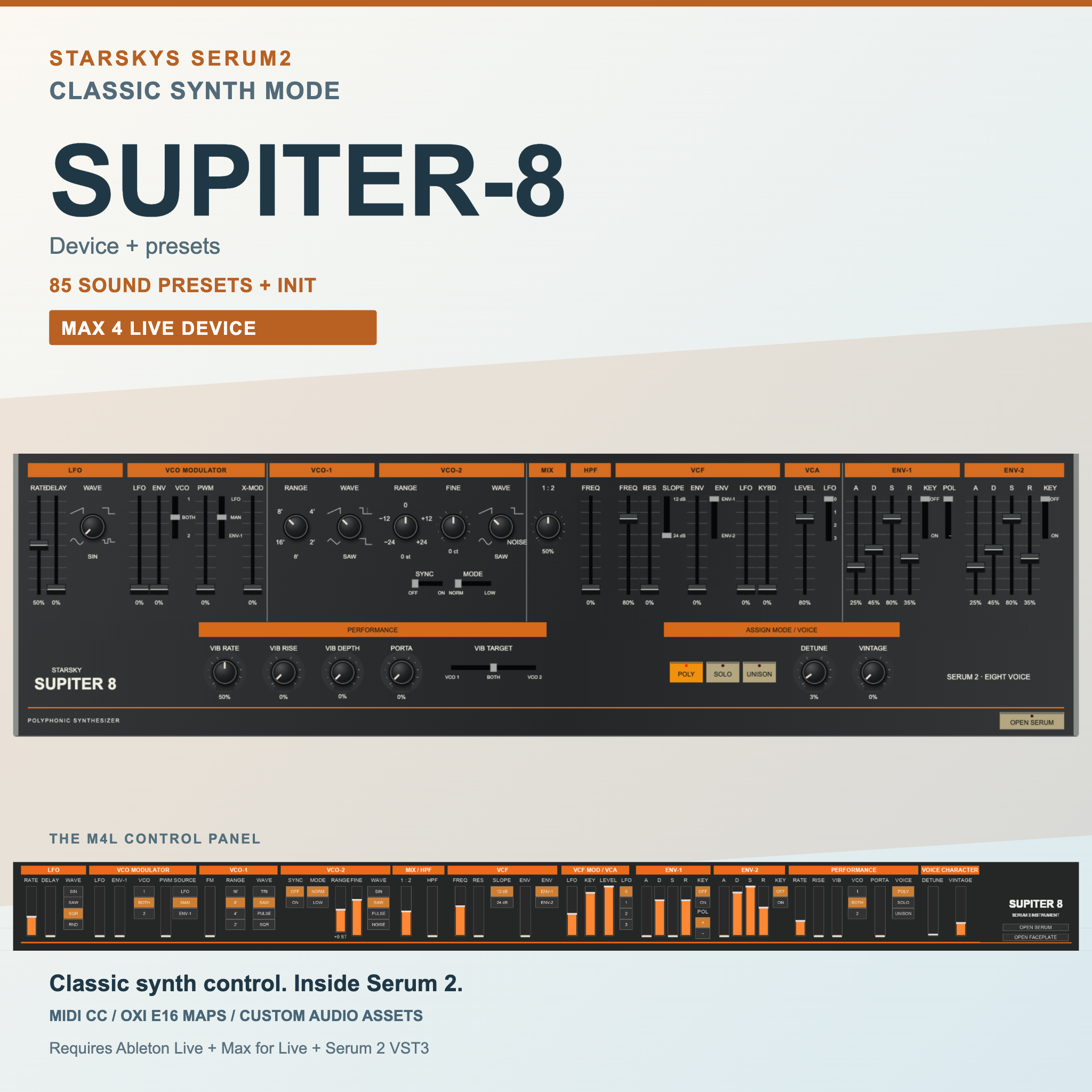 Starskys Serum2 Classic Synth Mode — SUPITER-8