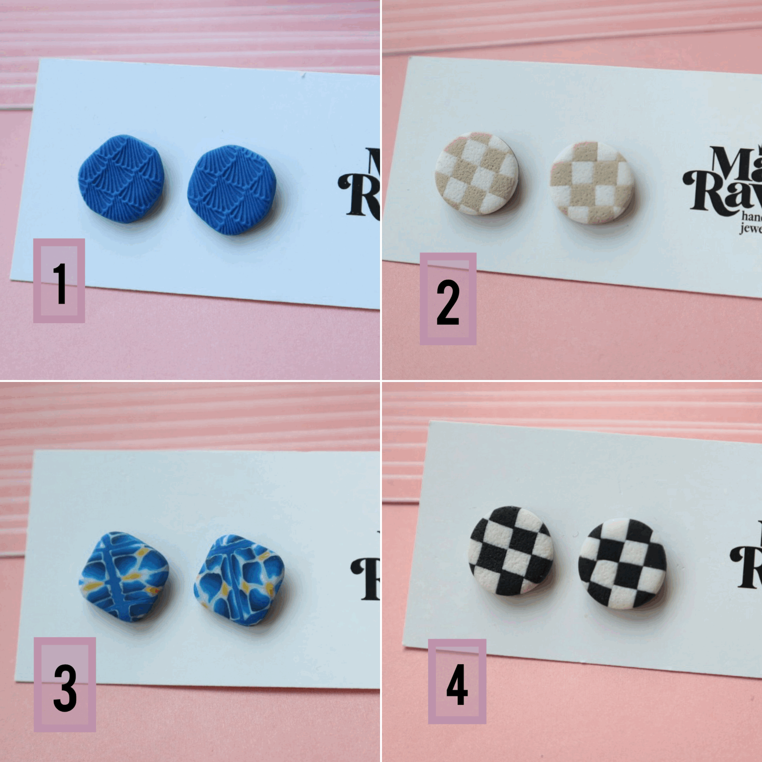 Ohrstecker M, UNIKAT-SALE