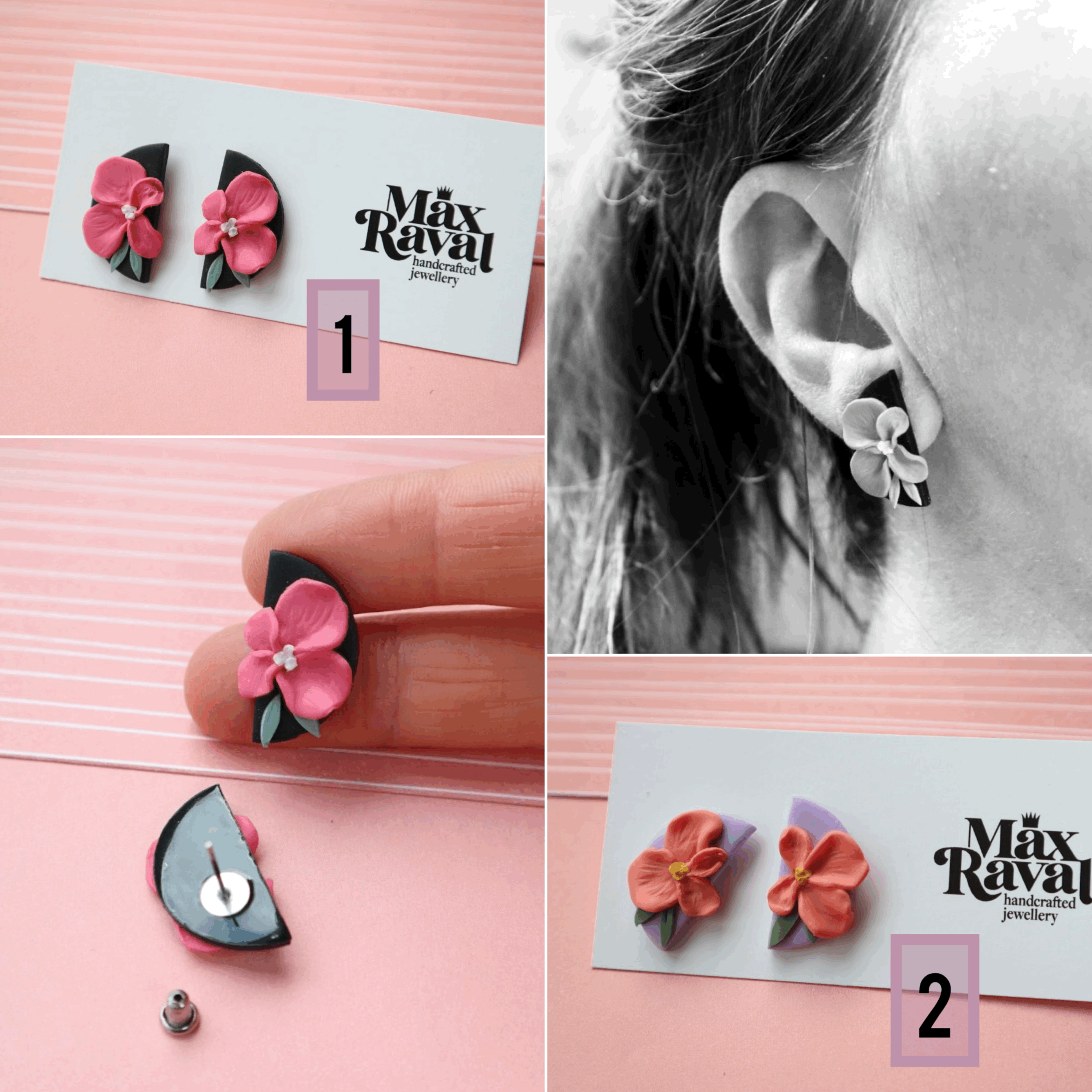 Ohrstecker M, UNIKAT-SALE