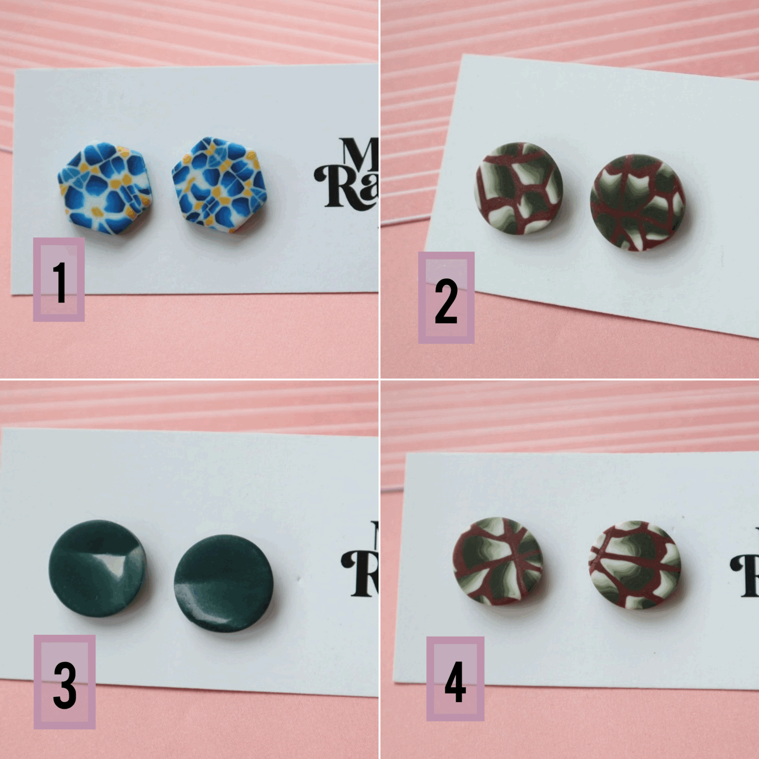 Ohrstecker M, UNIKAT-SALE