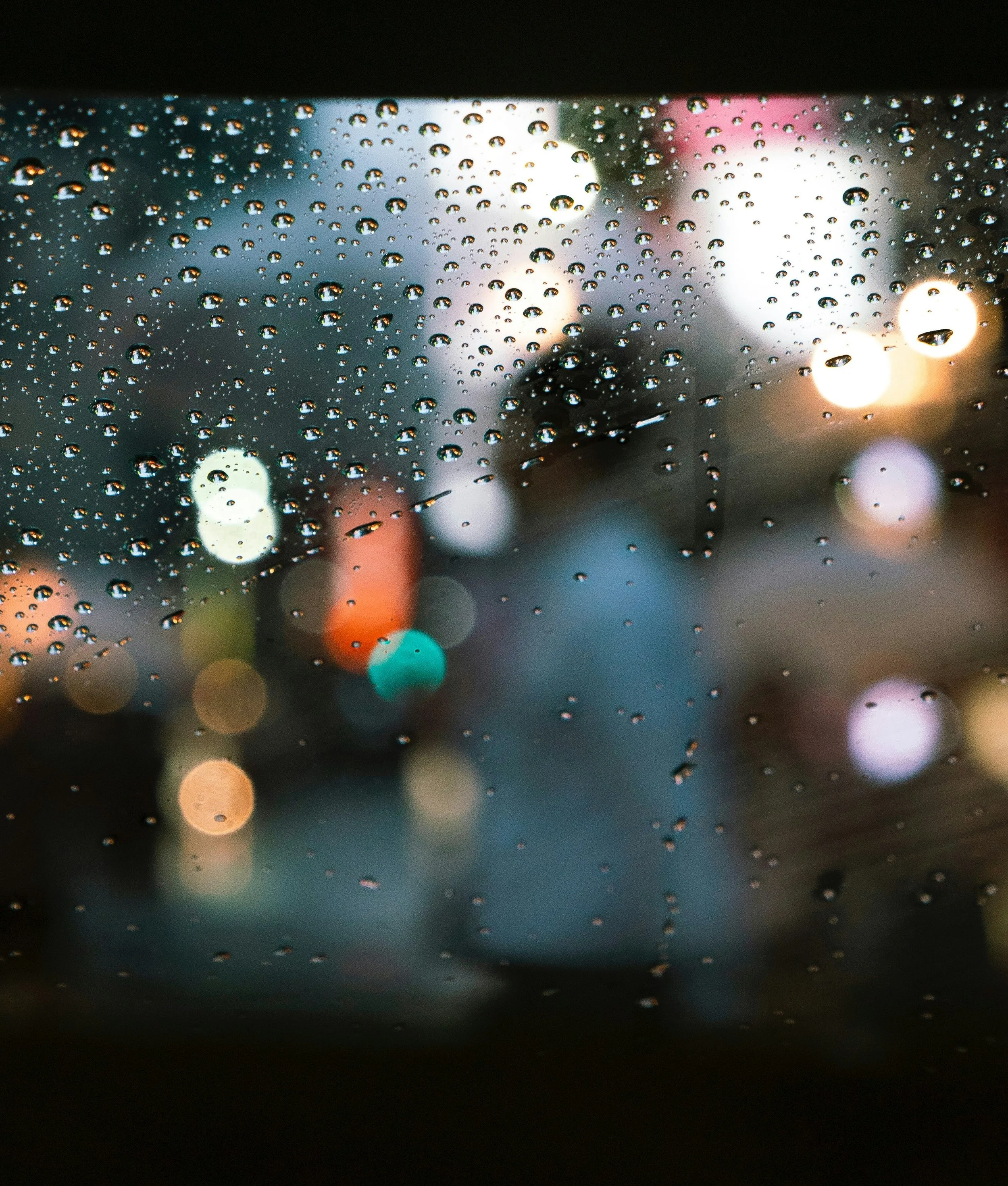 Waiting in a Car Under Streetlights