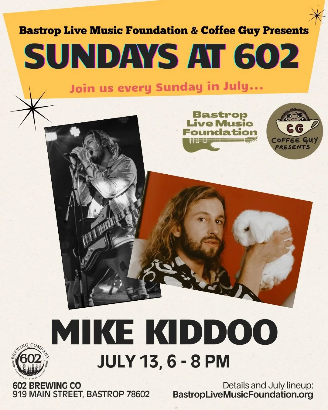 Mike Kiddoo - Sundays at 602
