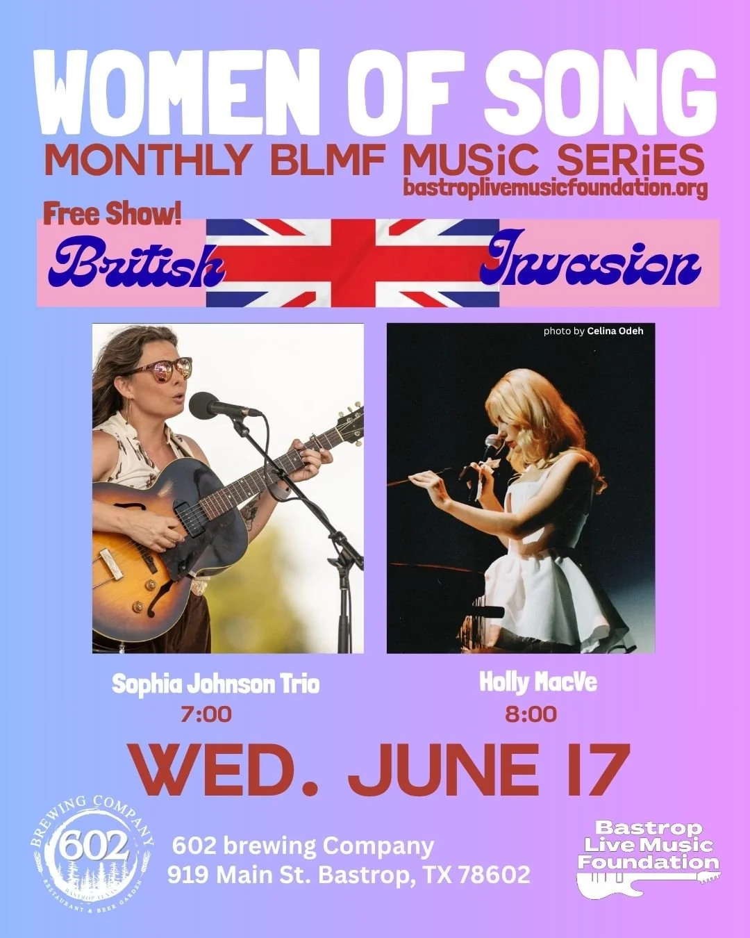 Women of Song Concert Series - British Invasion Edition, w/ Holly MacVe and Sophia Johnson Trio
