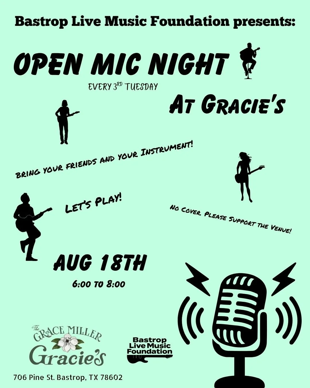 Open Mic At Gracie's