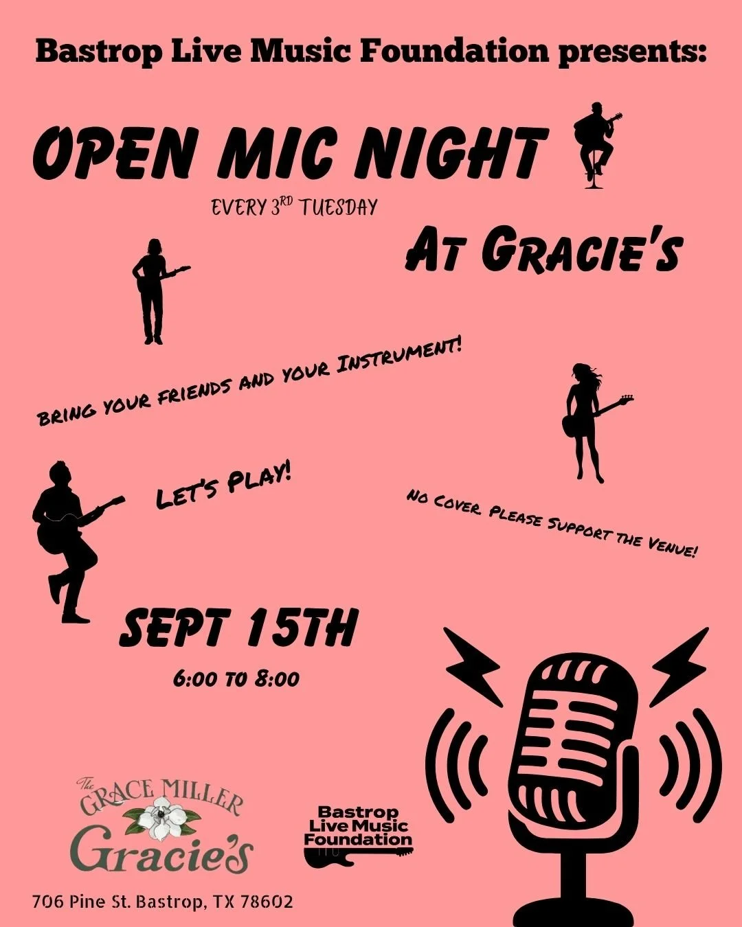 Open Mic Night at Gracie's