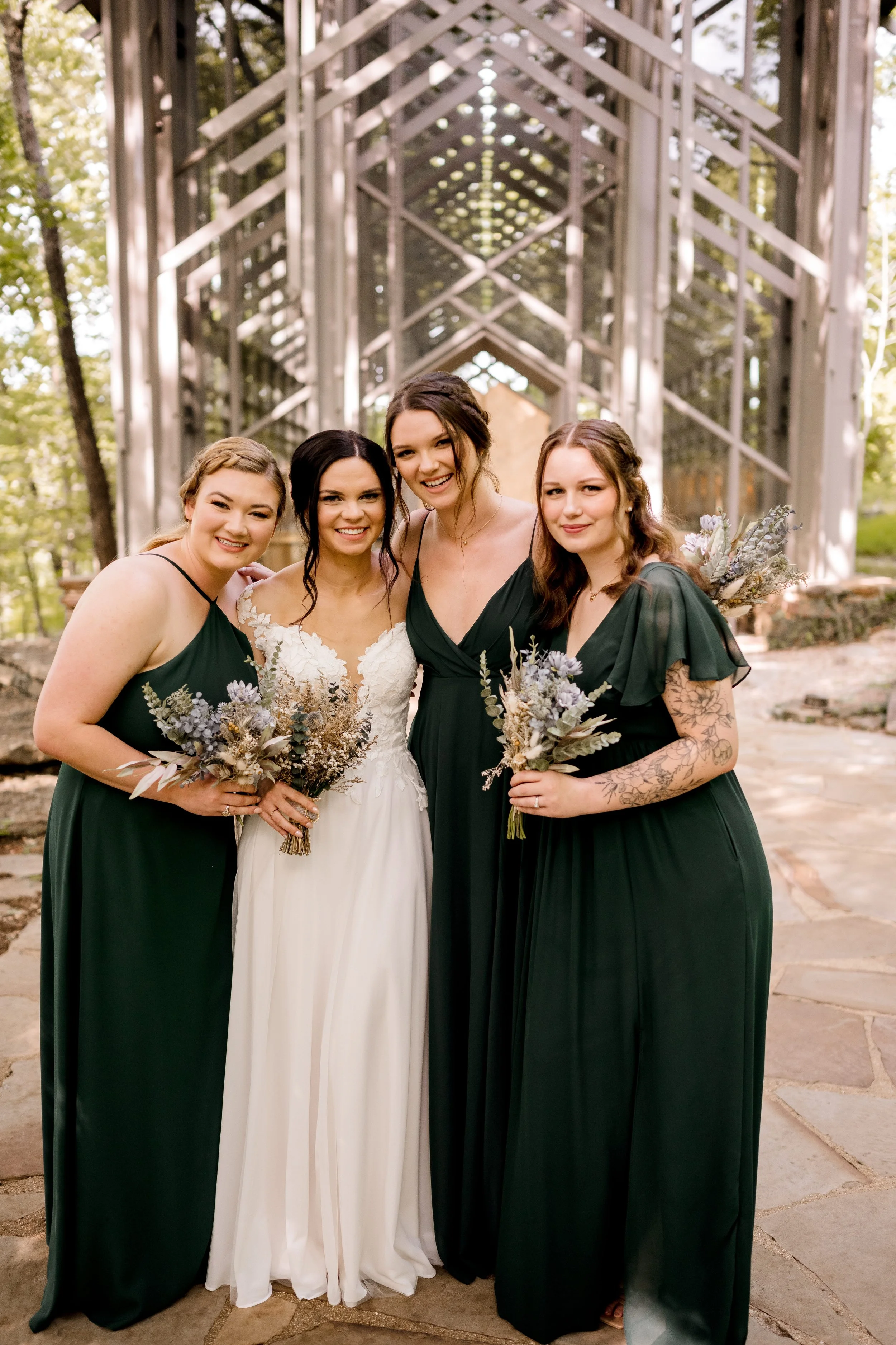 LINDSEY DICKEY PHOTOGRAPHY | THORNCROWN CHAPEL | BLOSSOM BEAUTY BRIDAL AND WEDDING HAIR AND MAKEUP