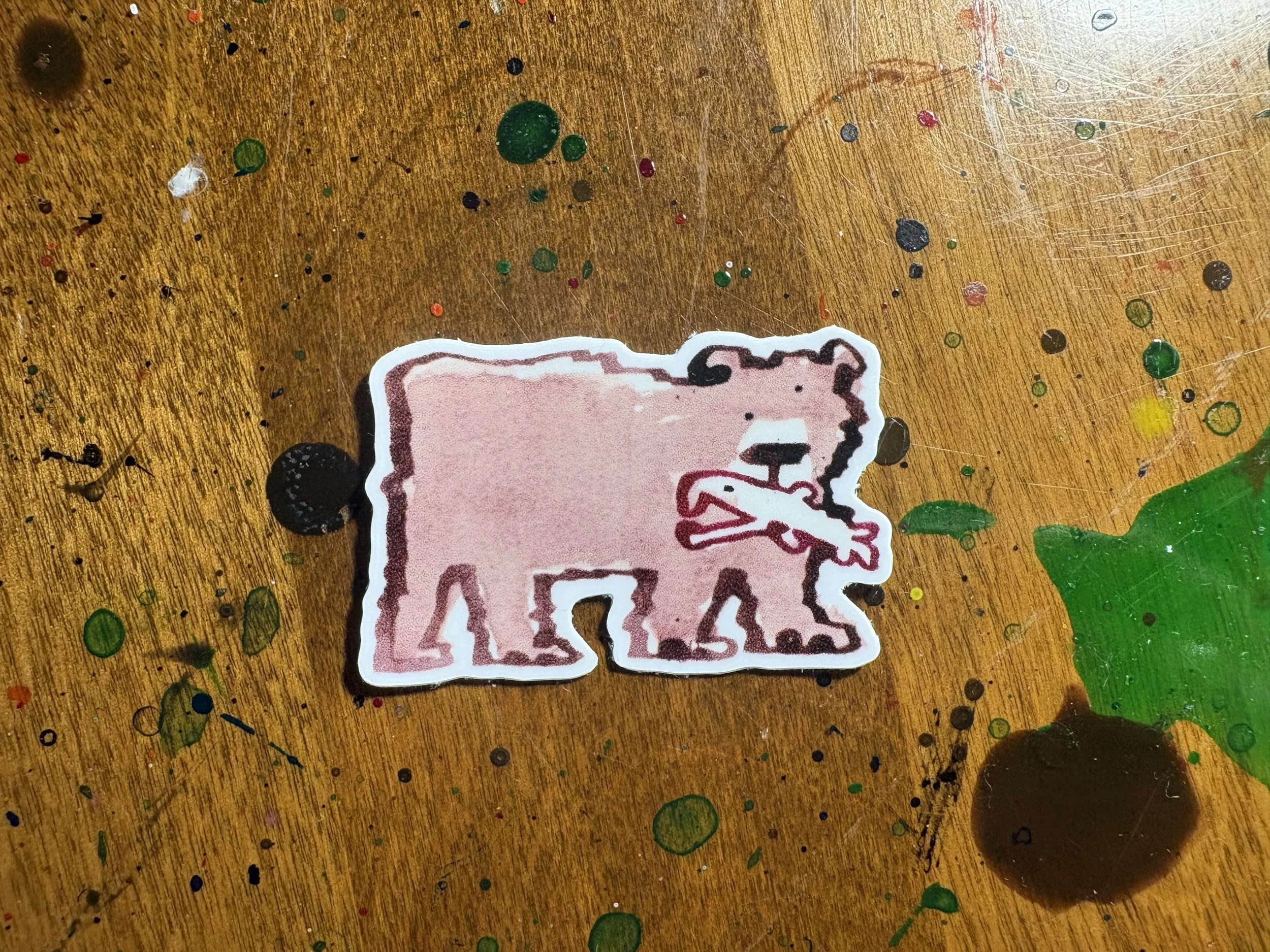 Tony the Bear Sticker