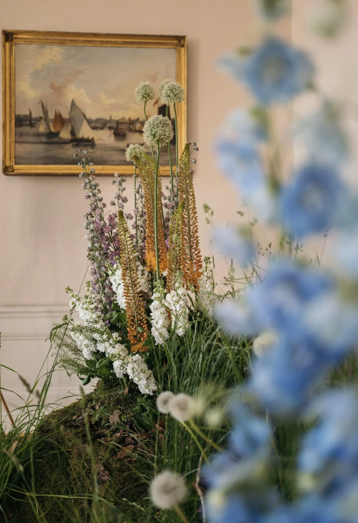 Allium, Delphinium, Veronica, Eremurus