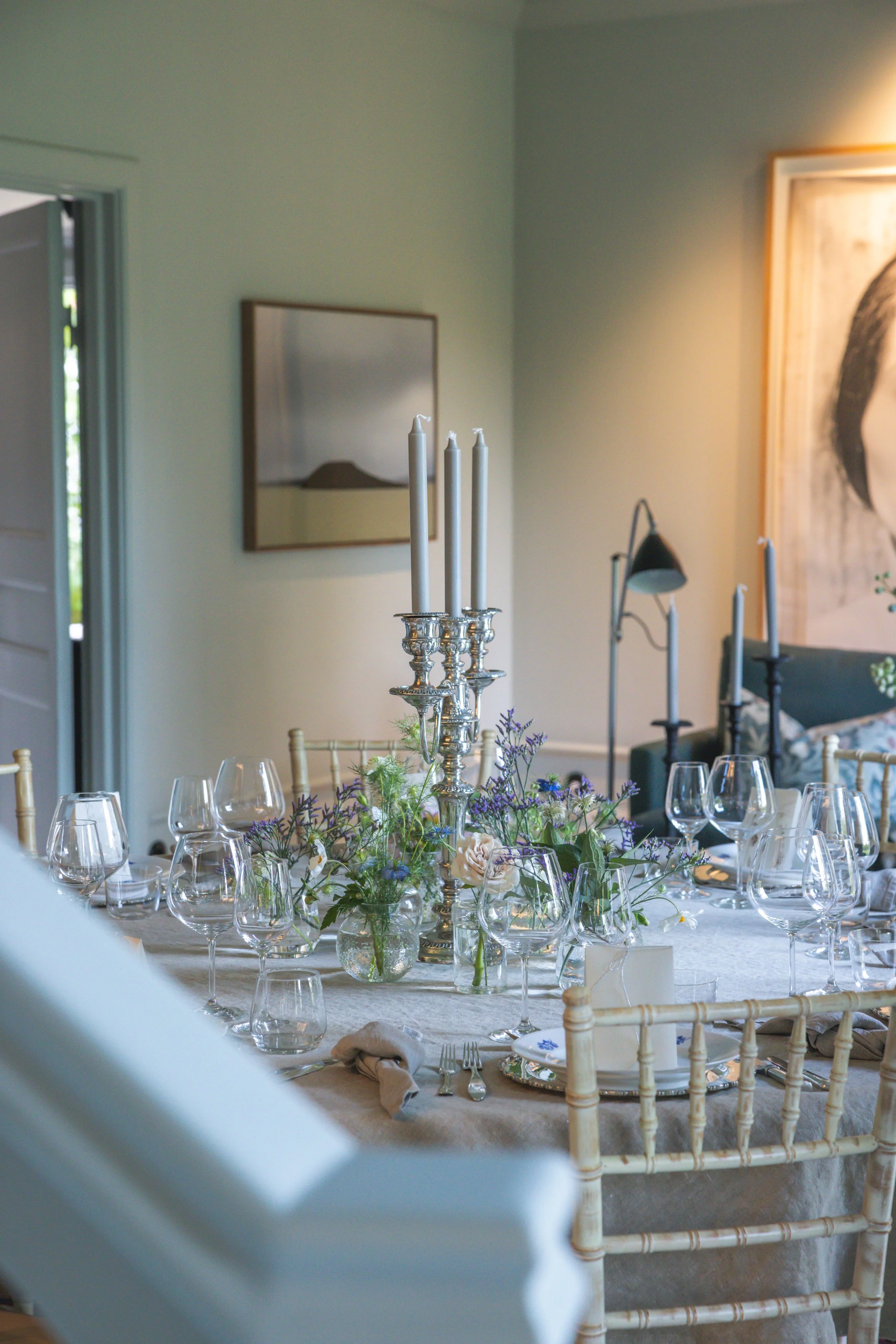 Luxury wedding table decorations created by  - John Young Florals for exclusive celebrations.