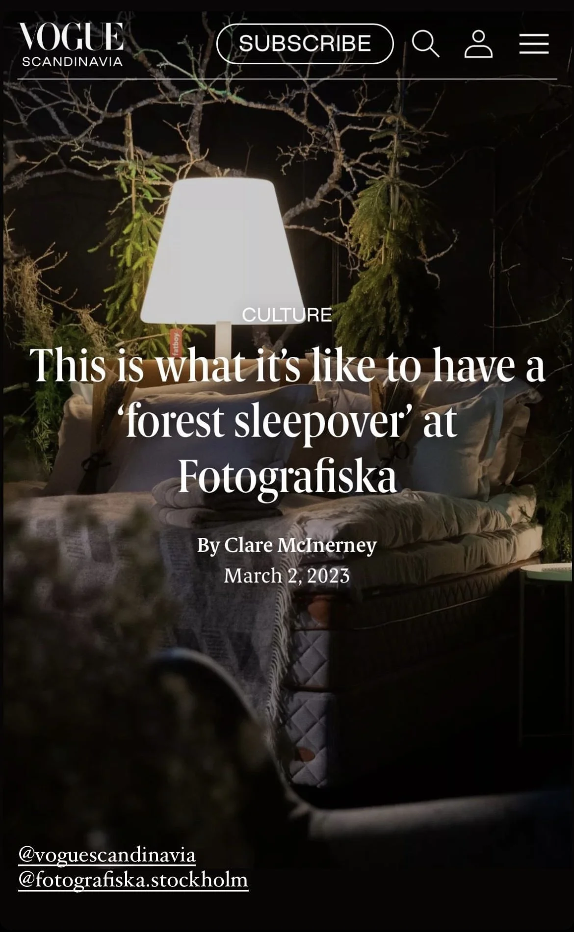Fotografiska "In Bloom" exhibition