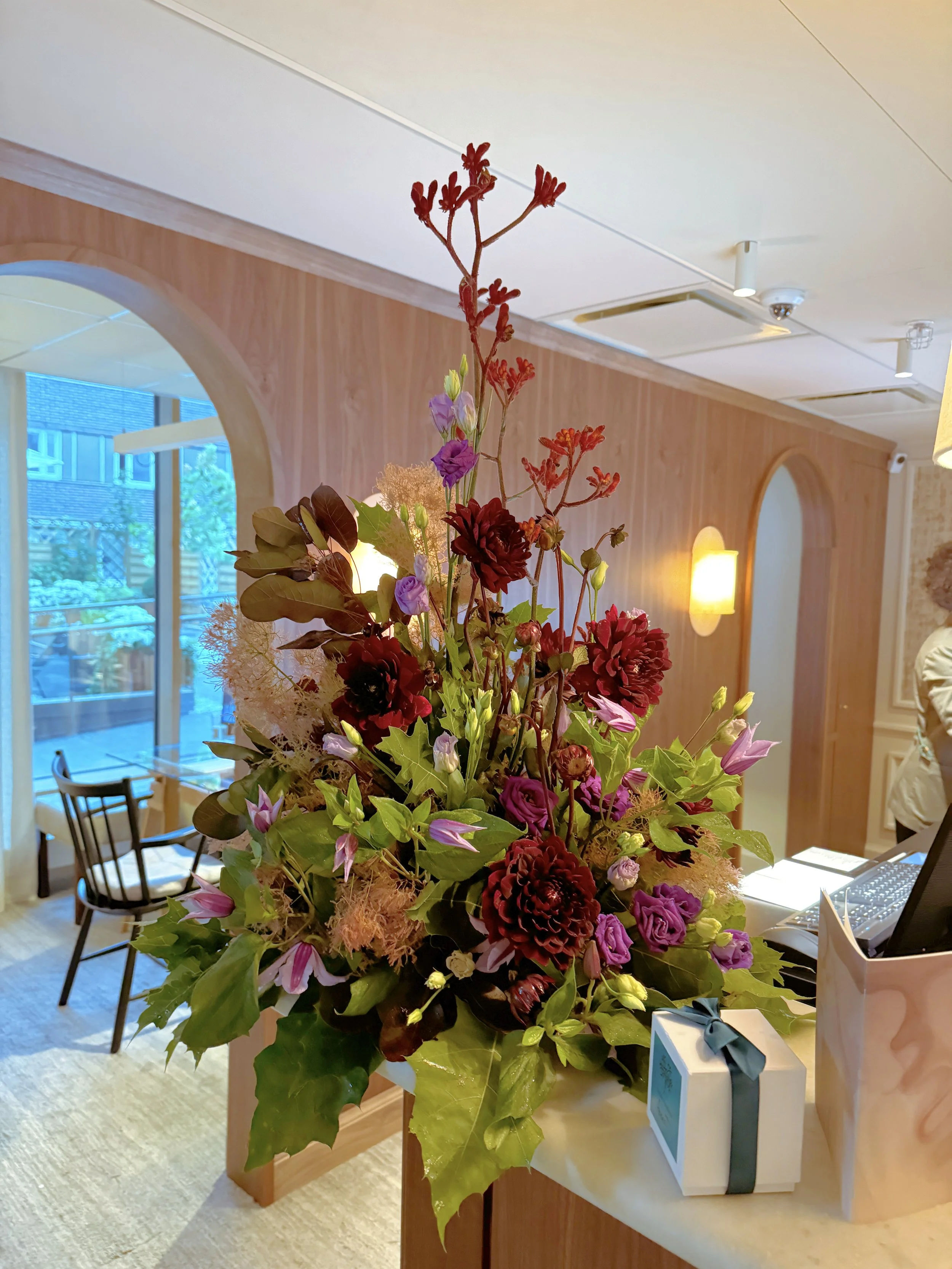 Corporate and event decorating at Hotel Villa Dahlia - John Young Florals Stockholm