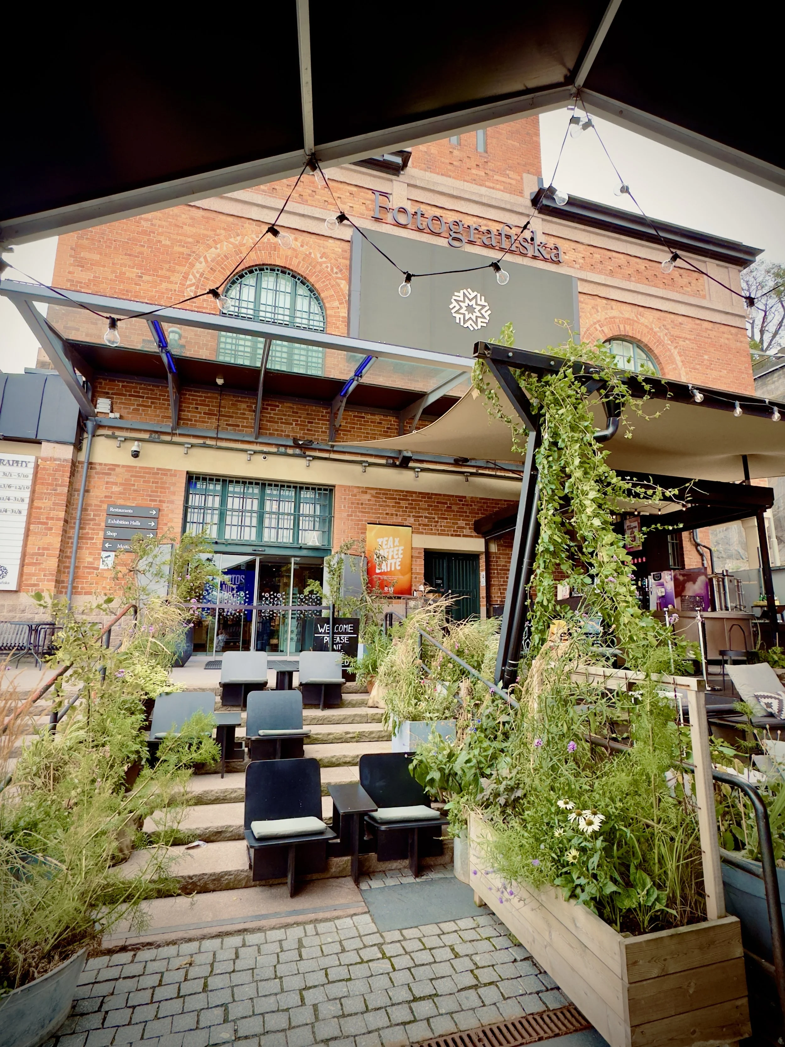 Corporate and event decorating at Fotografiska - John Young Florals Stockholm