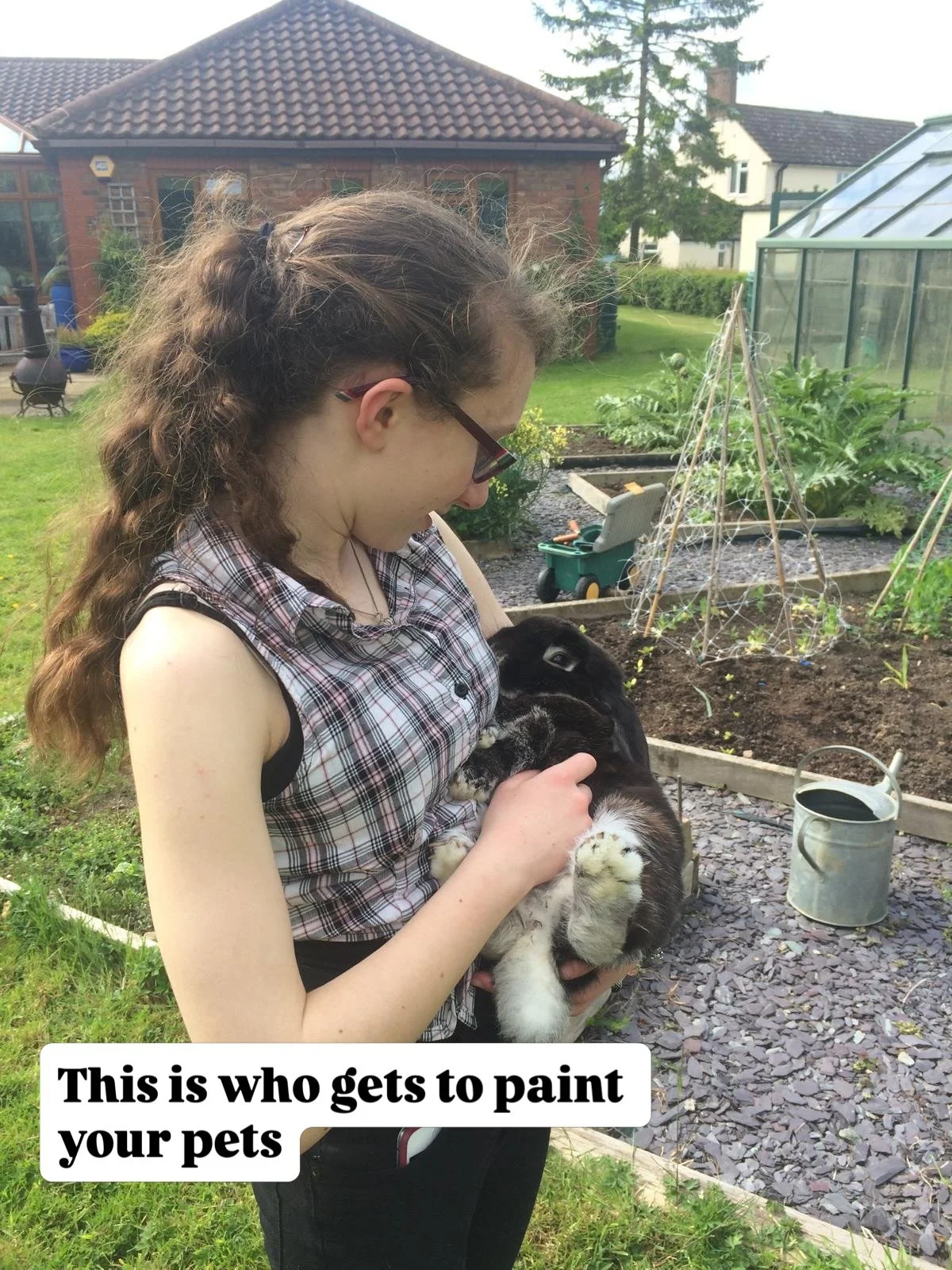 Who&rsquo;s running this pet painting business 🖌️

A lil business run by a real human not machine (so I jumped on the trend)

#humanmade #handpainted #humanbehindthebusiness #livepetartist #fuzzleduck 🫶