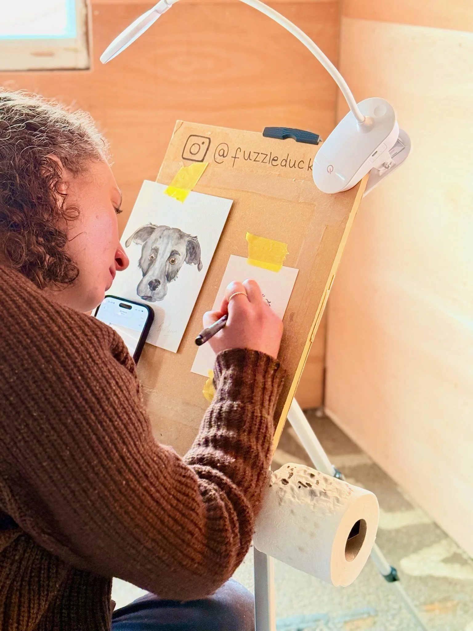 My Painting Journey to Fuzzleduck