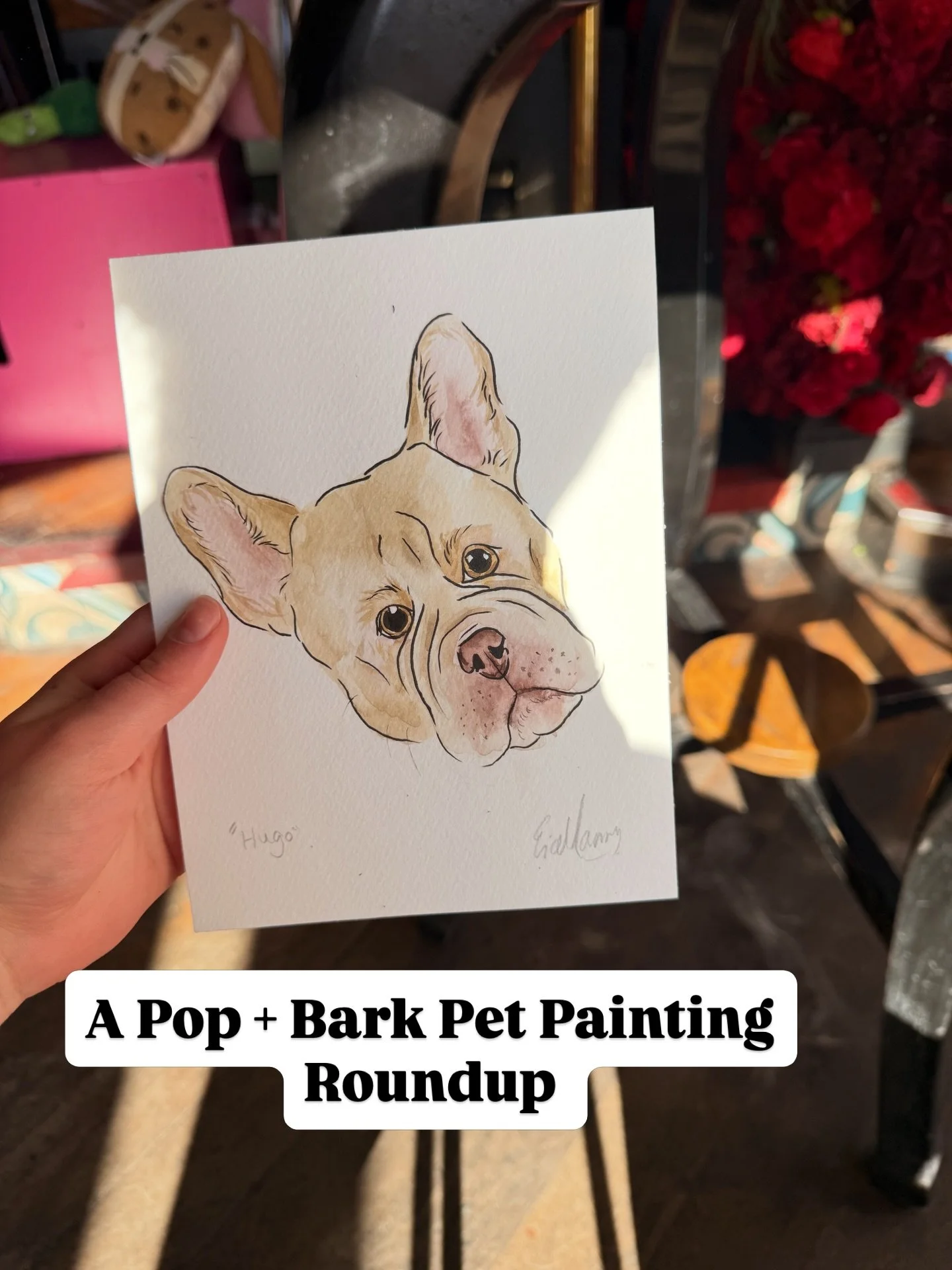 I loved painting in the chaos and joy that is a Pop+ Bark Cafe! 

Do you see you pet painting? If I&rsquo;m missing yours I&rsquo;d love to see it! 

@popandbark 

#livepetpainting #eventpetportraitartist #petart #petportrait #fuzzleduck