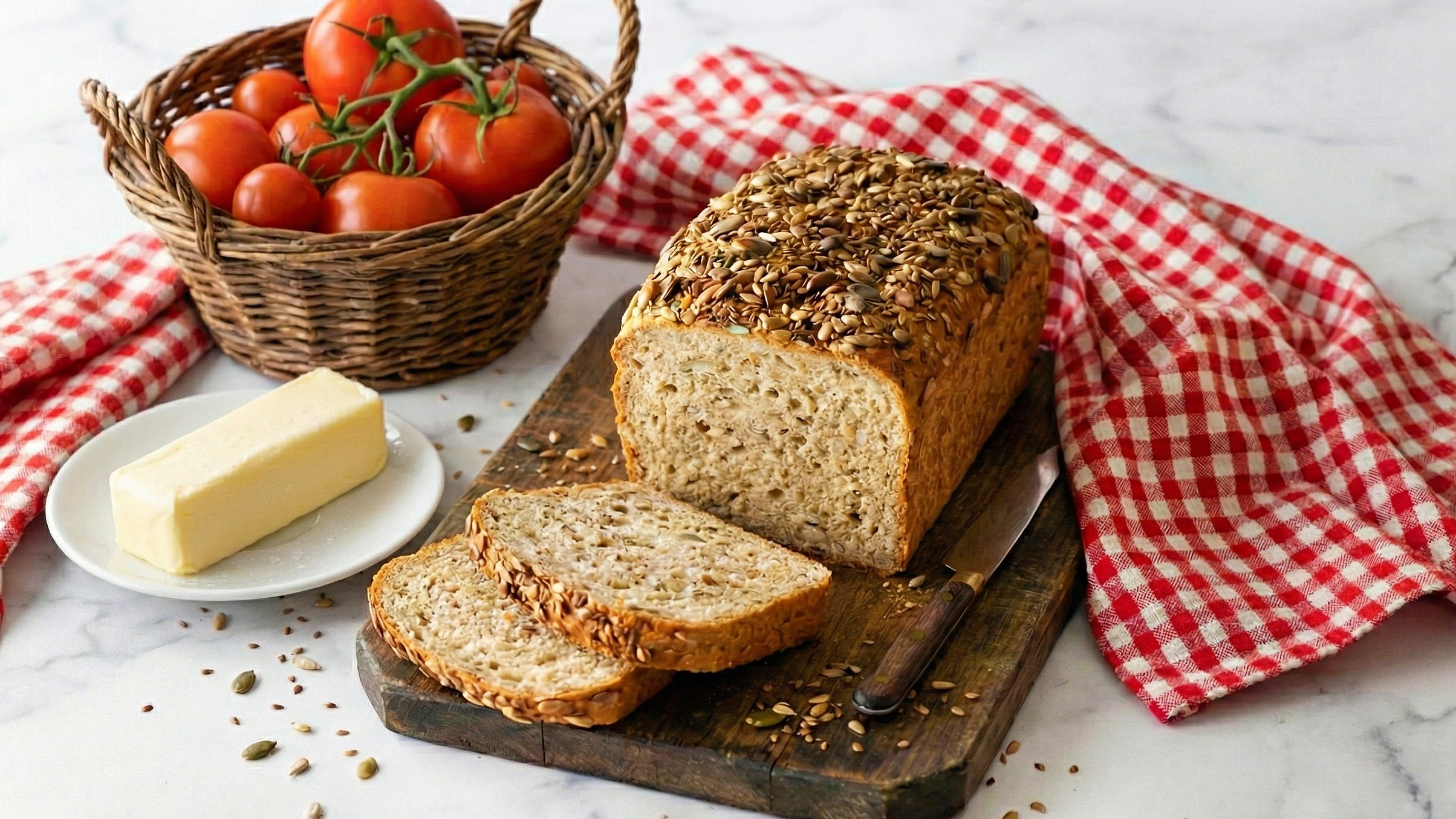 Kruh sa sjemenkama bez glutena