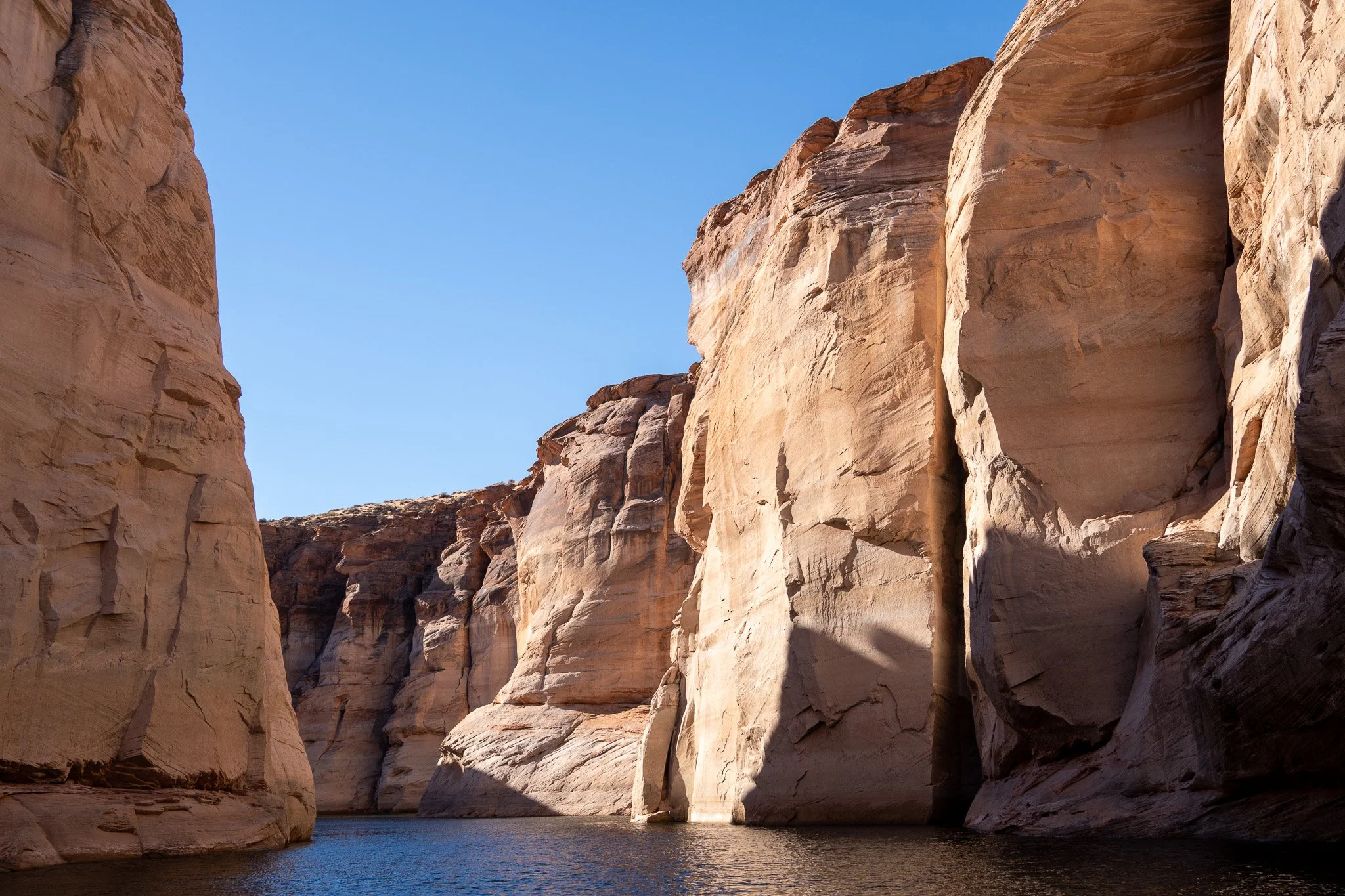 inside canyon with boat, antelope canyon, arizona, usa.jpg