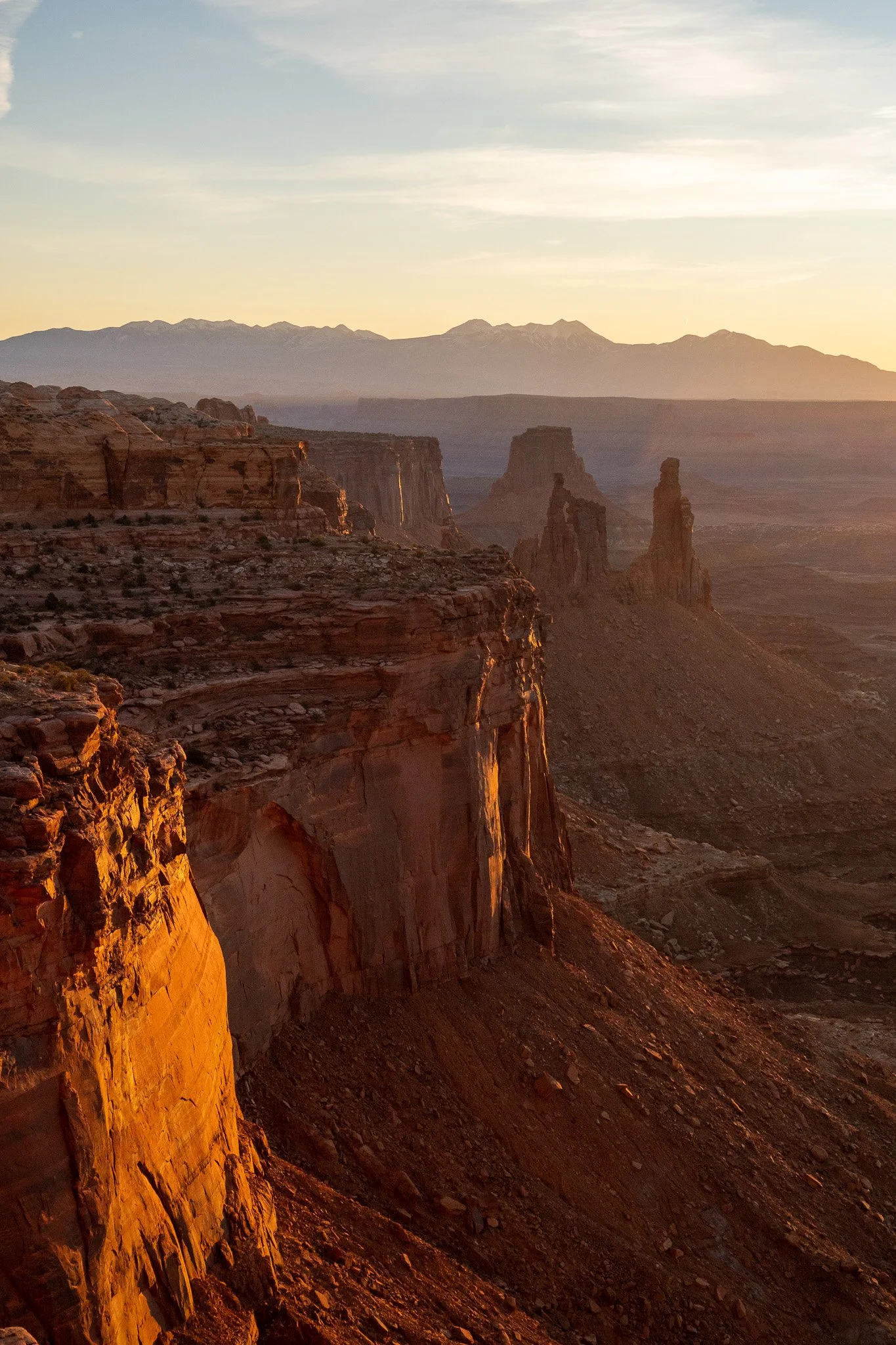 view of canyons during sunrise at canyonlands national park, usa.jpg