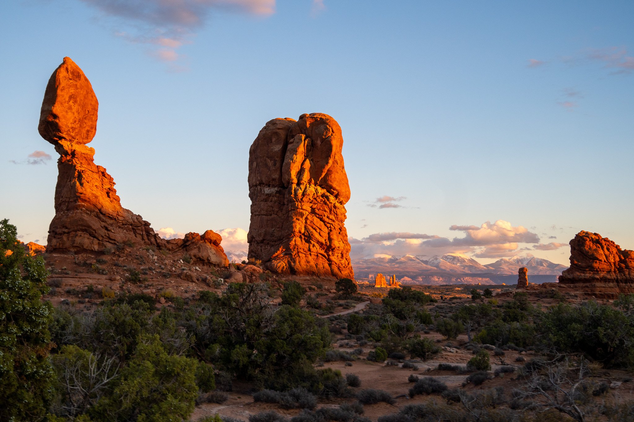 rock structures during sunset, arches national park, usa.jpg