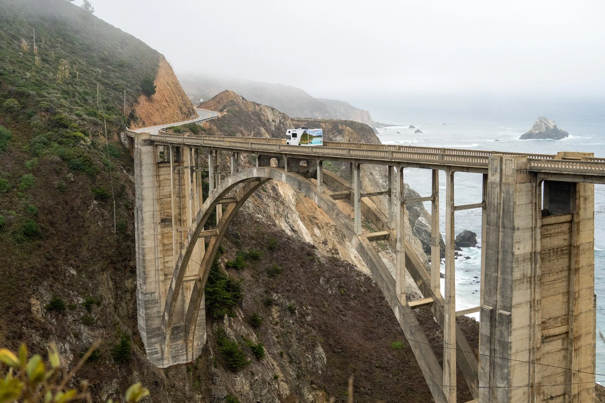 rv driving on bridge to big sur, usa.jpg