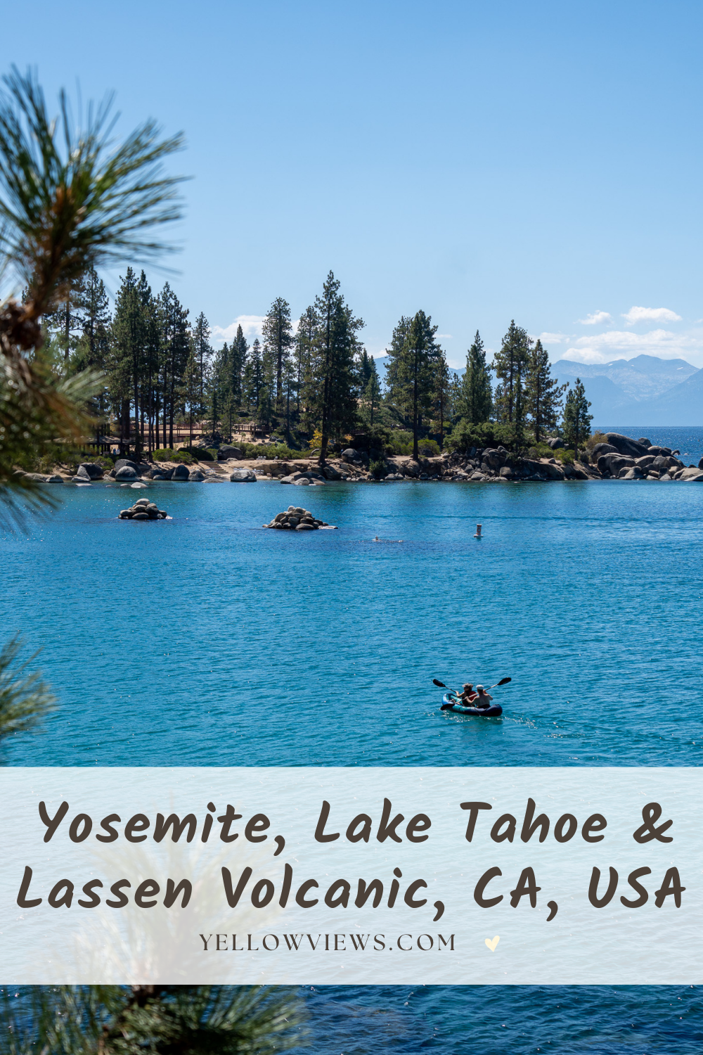 yosemite, Lake Tahoe, lassen volcanic
