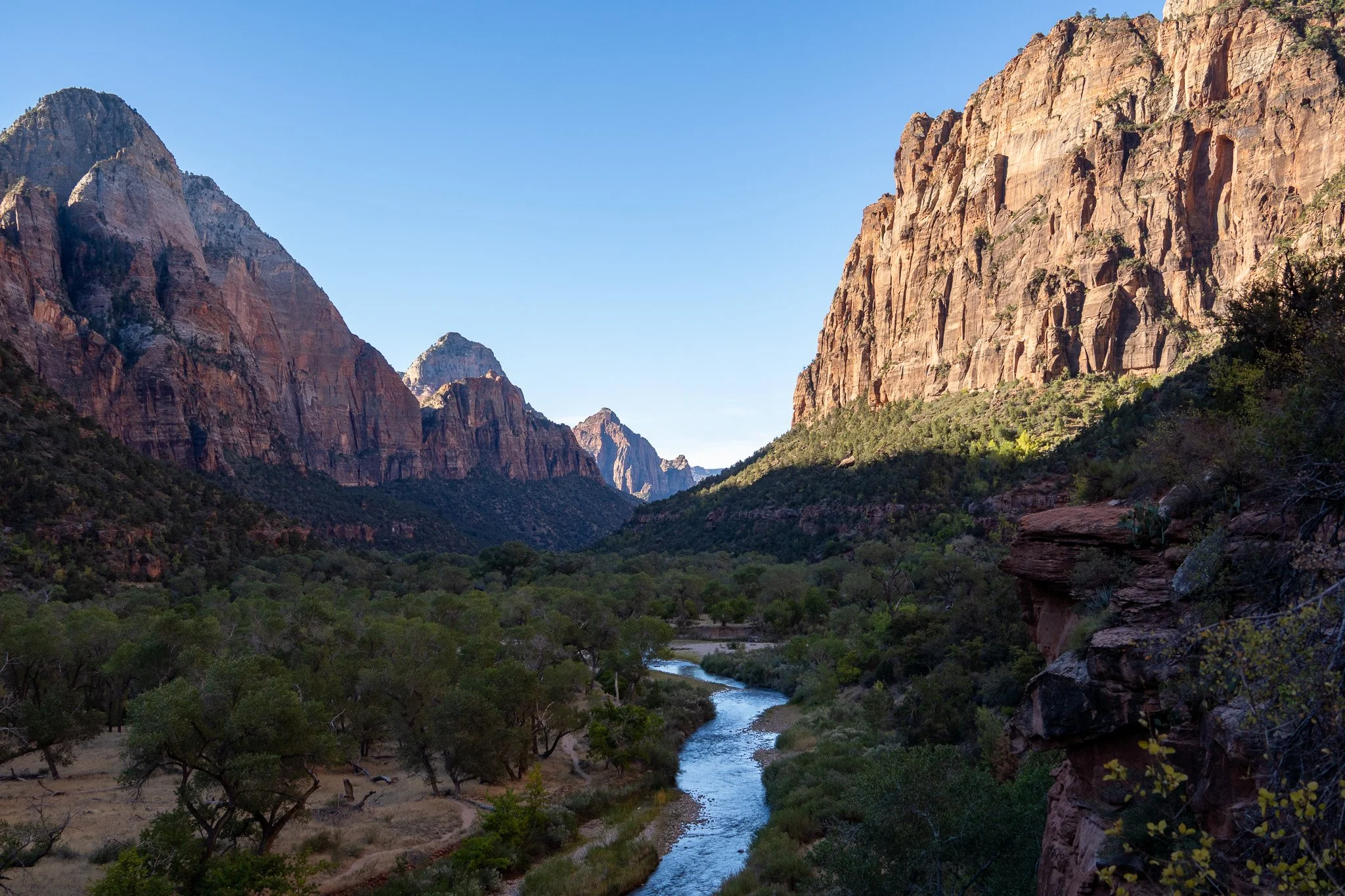 river and sunrise at zion national park, usa.jpg