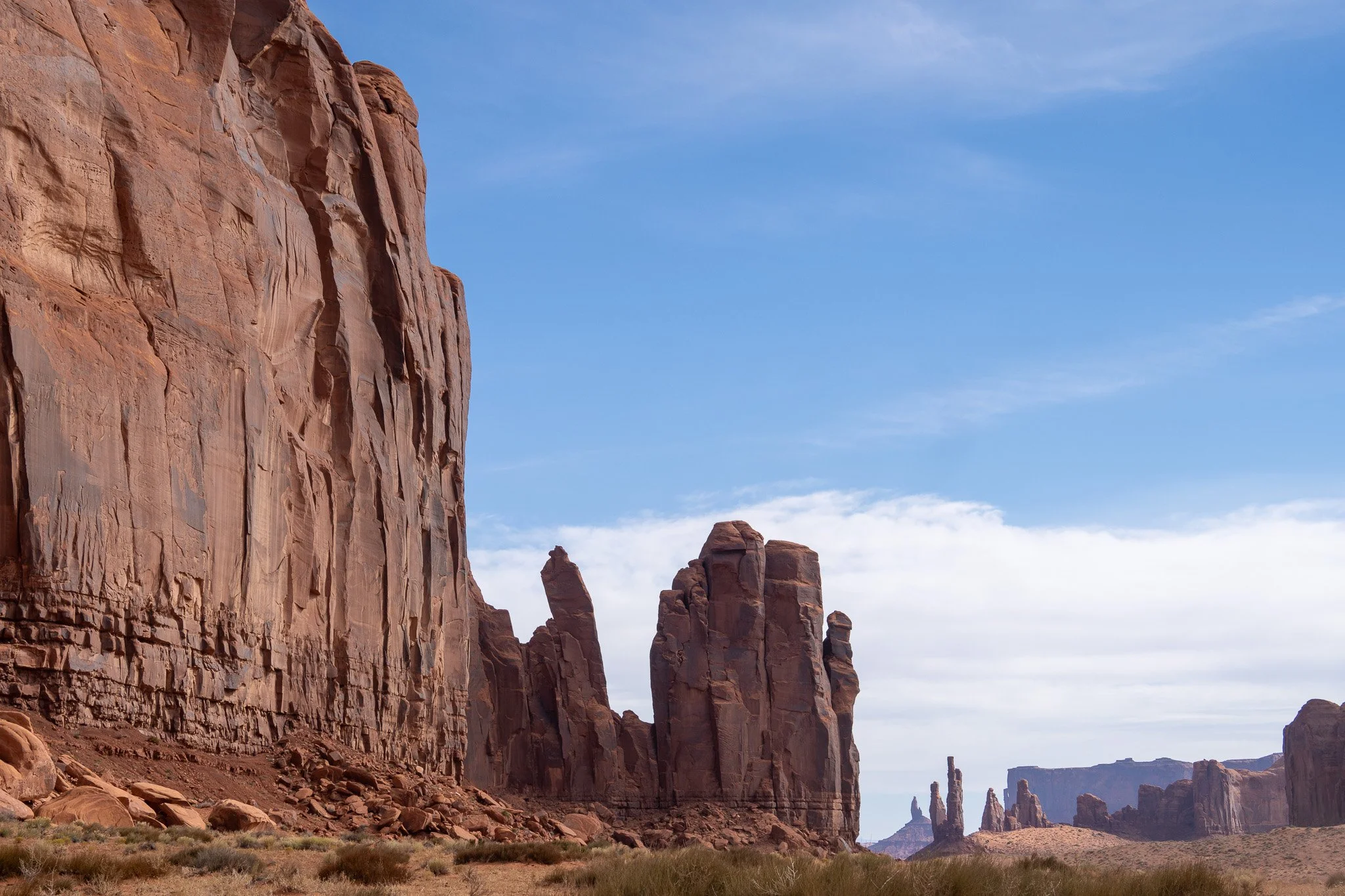 rock structures at monument valley, usa.jpg