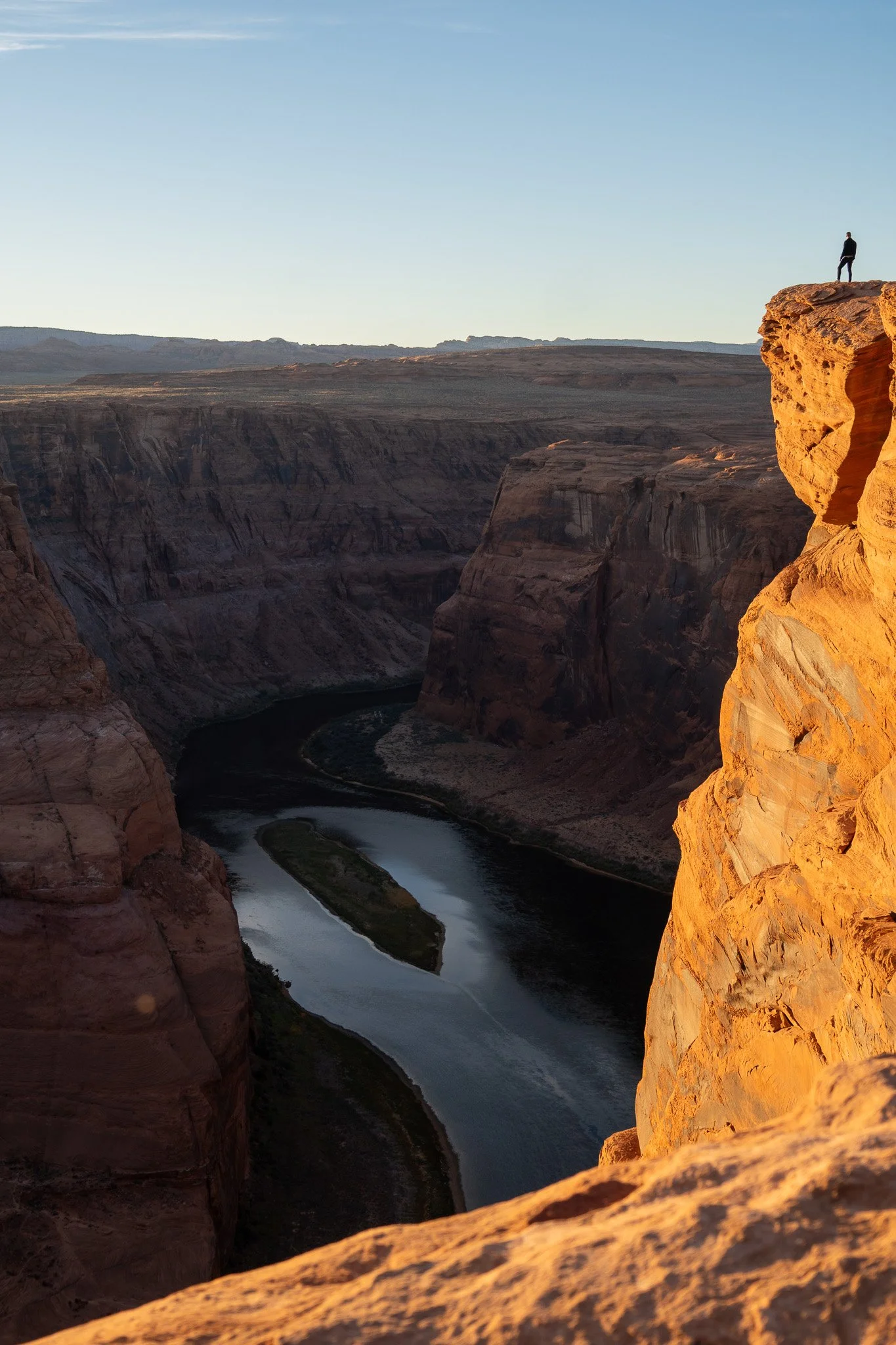 man looking at view of horseshoe bend, usa.jpg